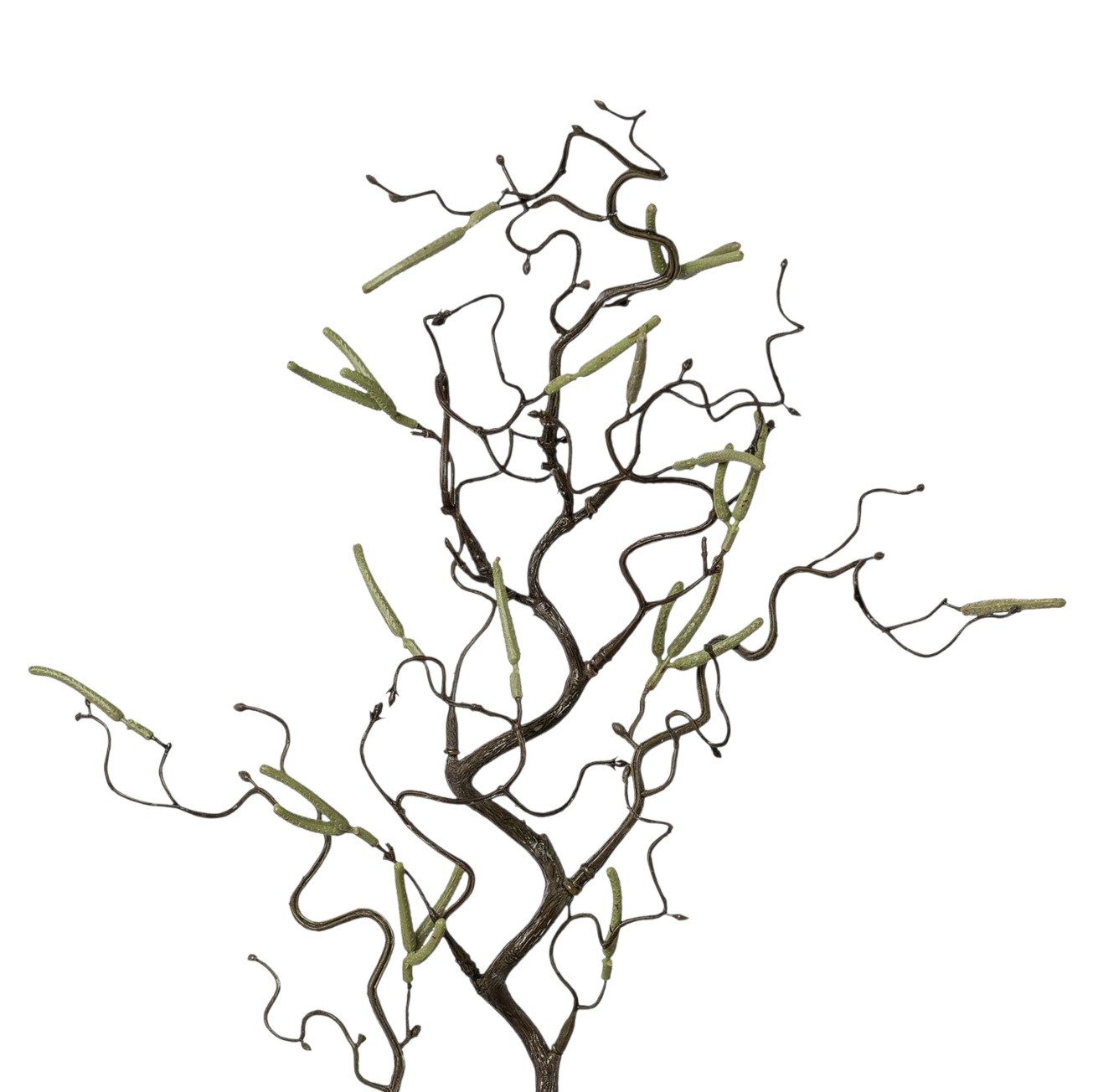 Kunstzweig Künstlicher KORKENZIEHERHASEL ca. 66cm. Haselnusszweig Ast, Gasp günstig online kaufen