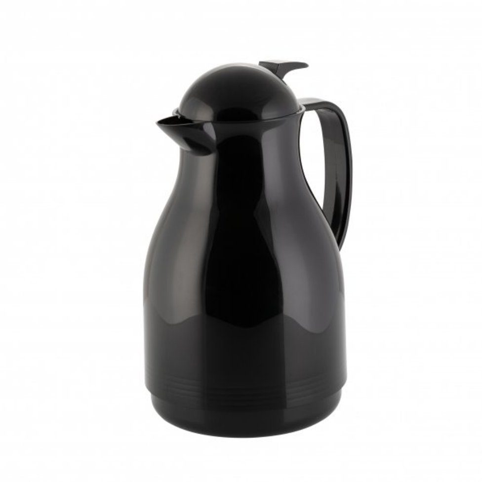 Stelton Isolierkanne Amphora Tee Schwarz 1 Liter, (Einzeln)
