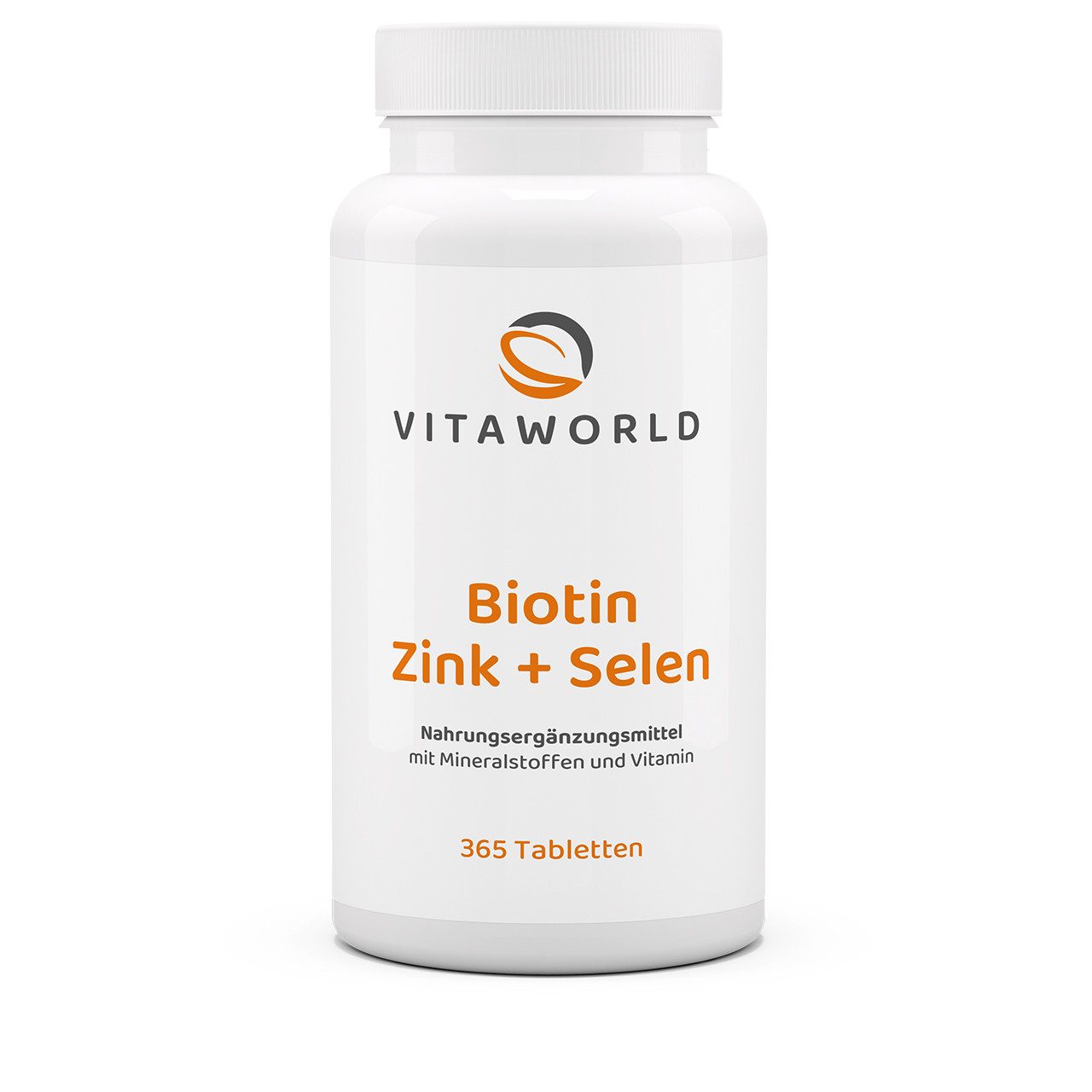 vitaworld Biotin + Zink + Selen (365 Tbl) Tabletten, 91,3 g