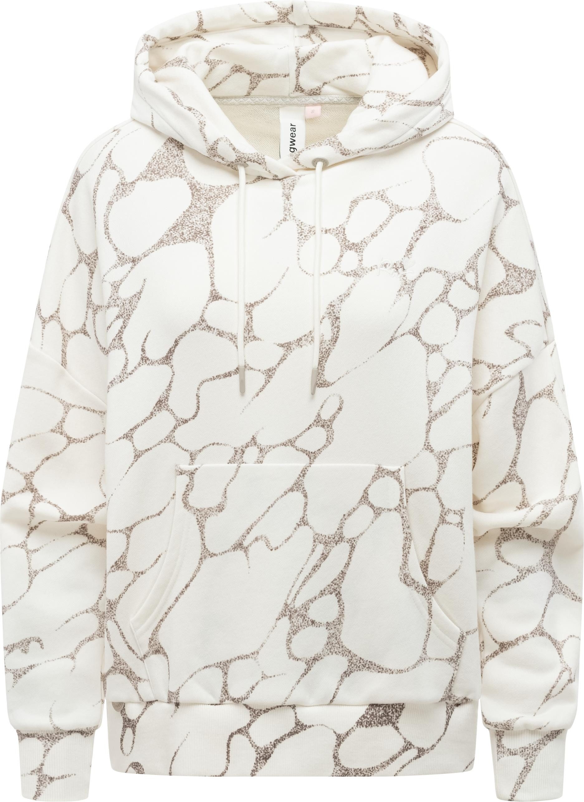 Ragwear Kapuzenpullover Pirita Print Hoodie mit verstellbarer Kapuze