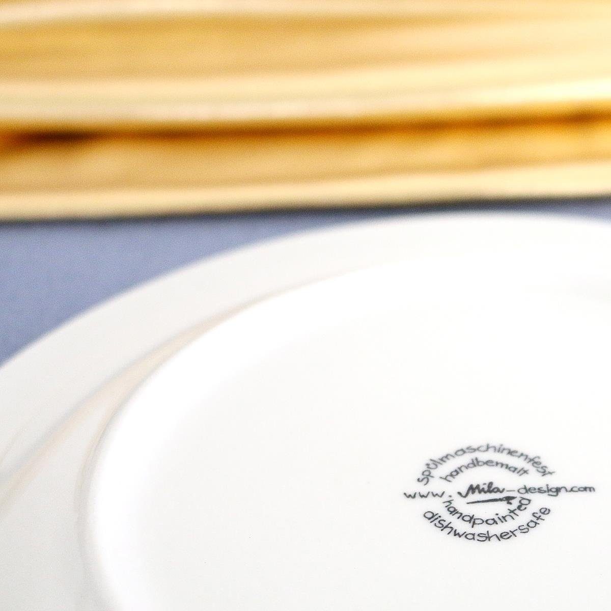 Mila Teller Mila Keramik-Teller, NachtKatzen, (1 St)