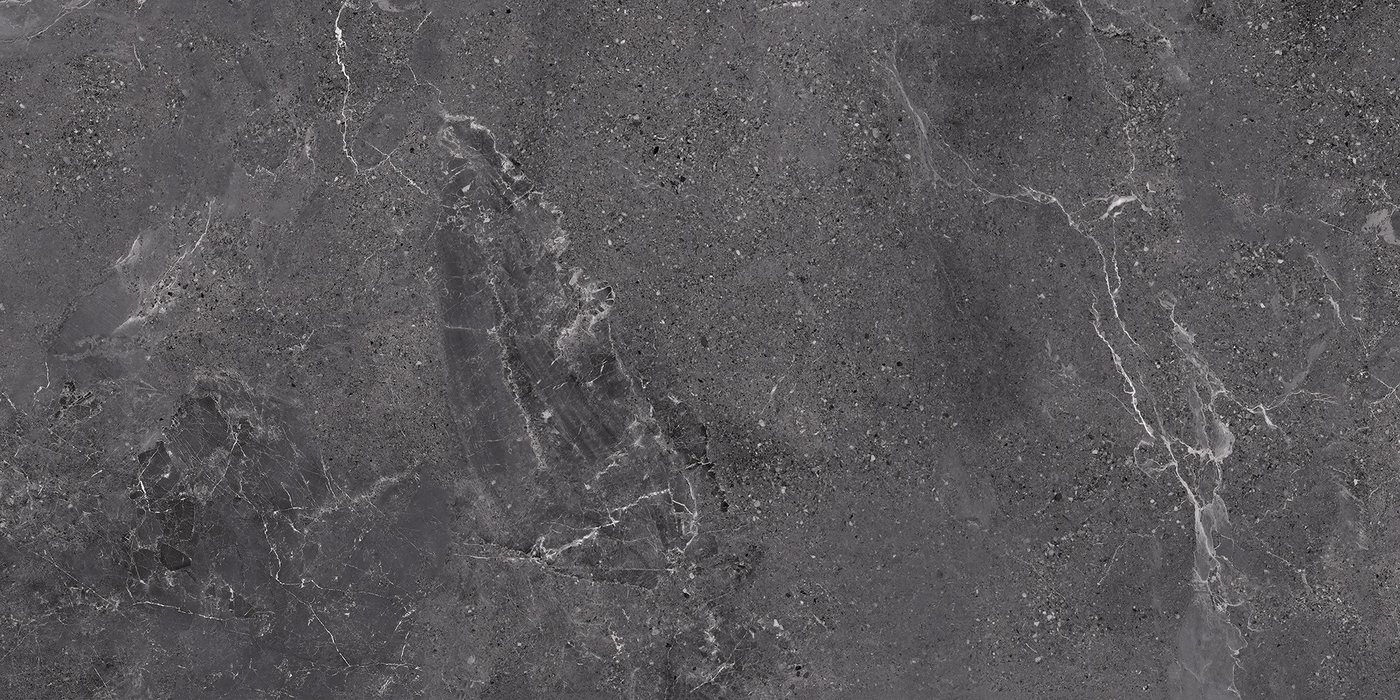 Thumbnail - Bodenfliese 1 Paket (1,44 m) Fliesen TIVOLI ANTHRACITE (60 × 120 cm), matt, grau, Duschboden Innen Im Haus Badfliesen Kü...