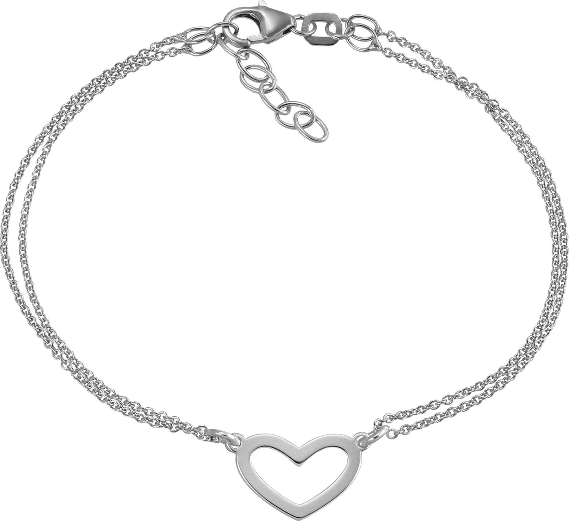Silberarmband SilberDream Armschmuck 17-19cm silber