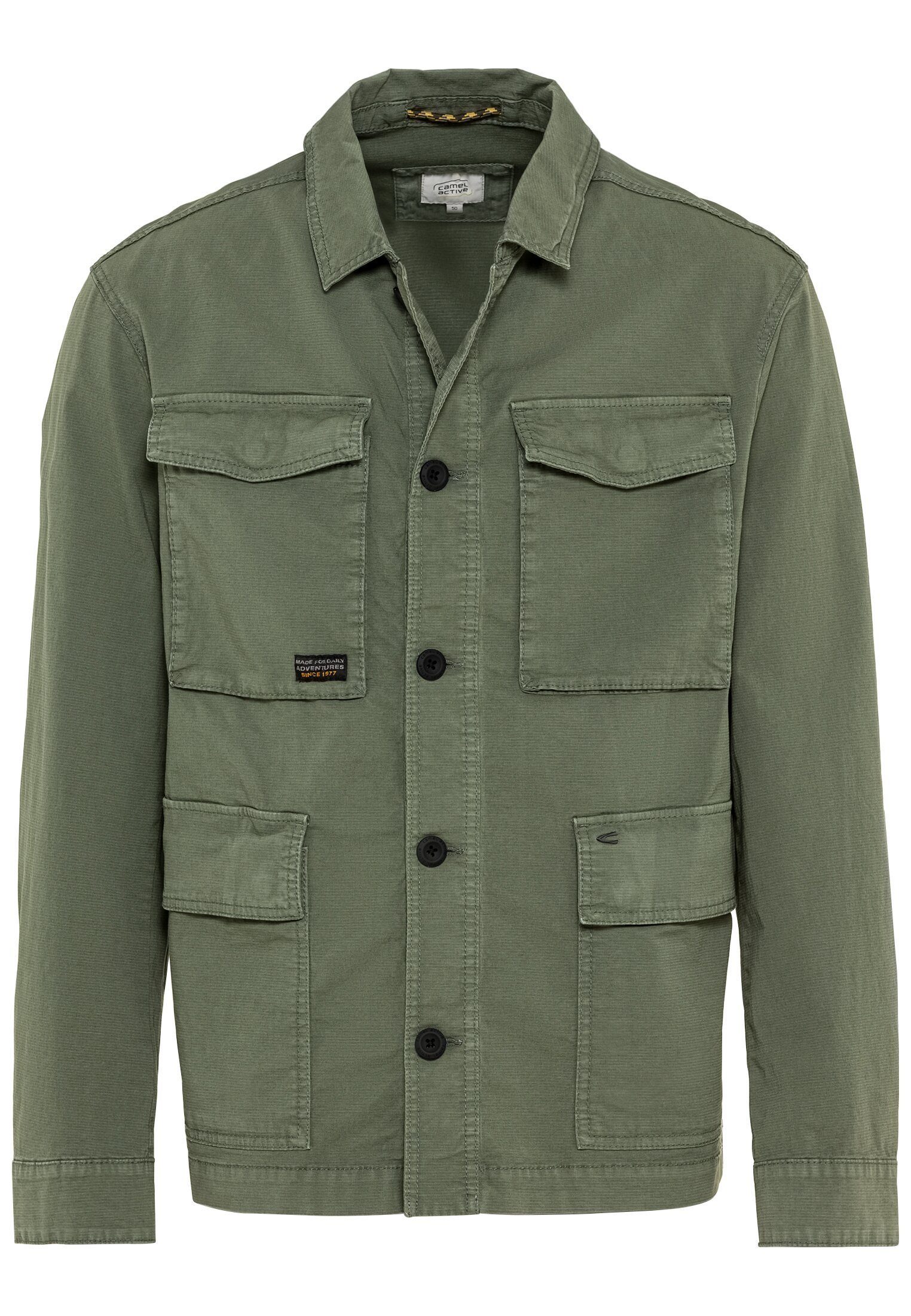camel active Hemdjacke Overshirt mit 2-Wege günstig online kaufen