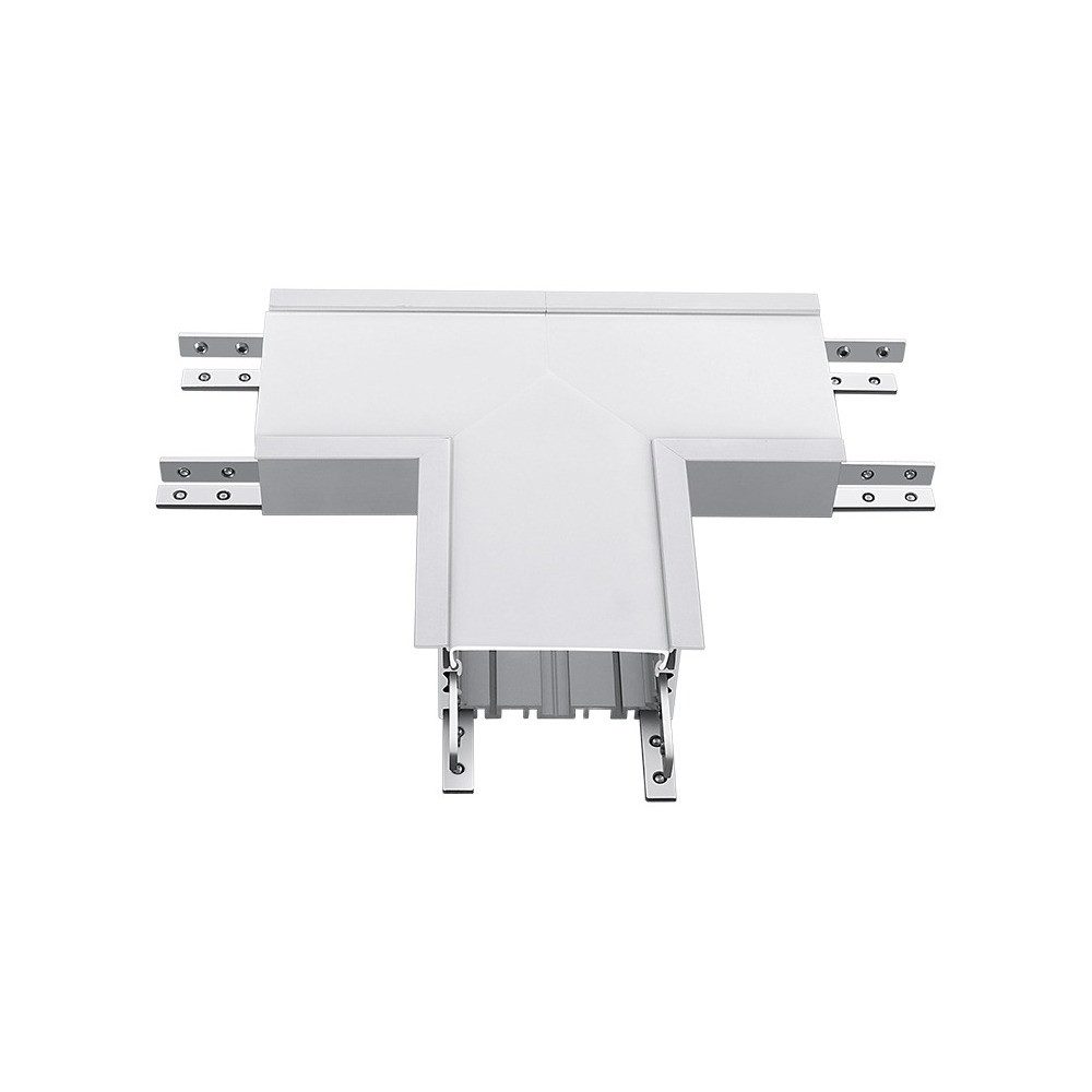 V-TAC Einbauleuchte, LED-Leuchtmittel fest verbaut, Neutralweiß, LED T-Verbinder Lichtsystem Einbauleuchte Deckenleuchte Weiß L 25,5 cm
