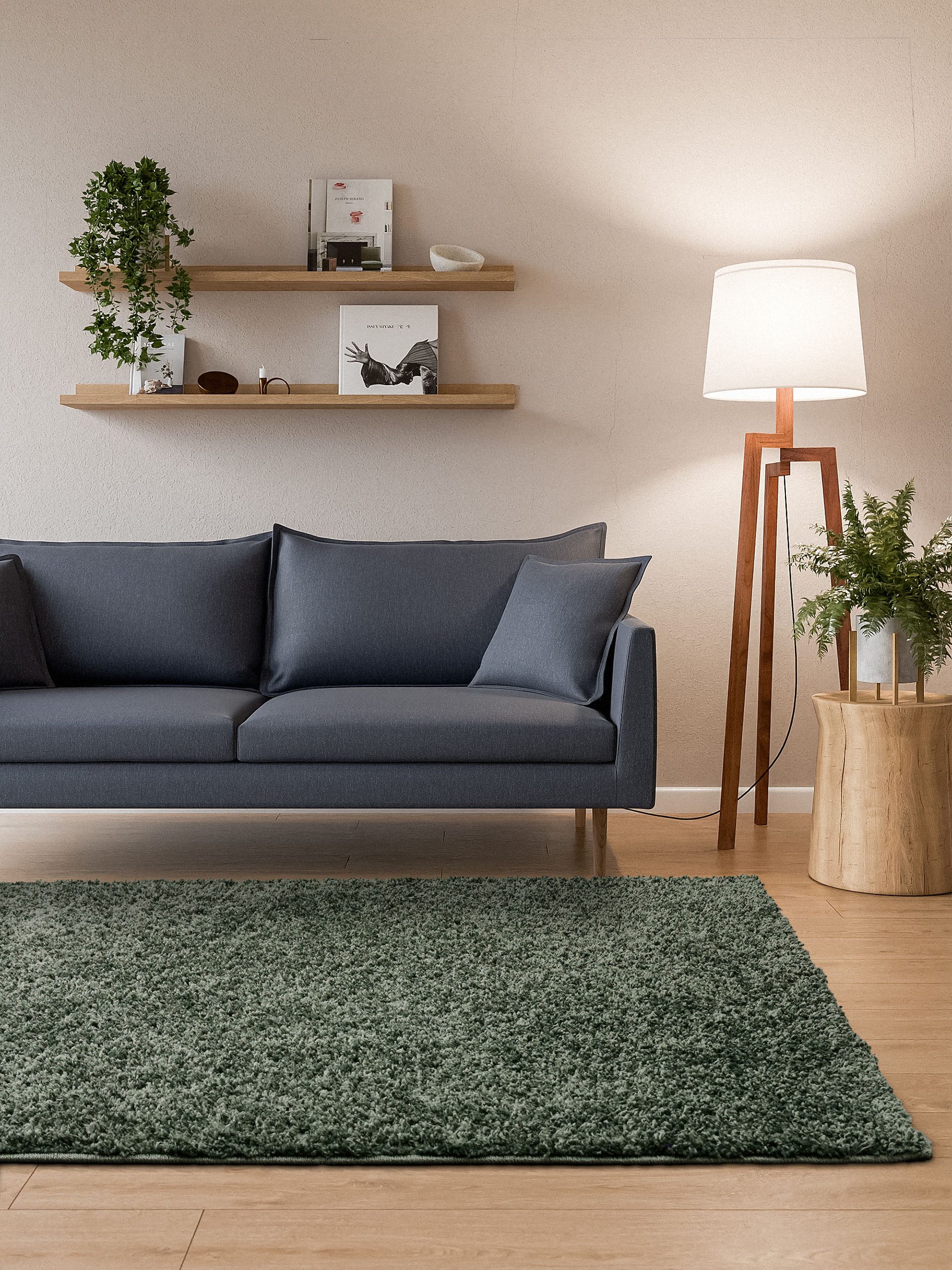 Interiyou Hochflor-Teppich Sofia, Rechteckig, Höhe: 31 günstig online kaufen