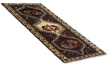 Orientteppich Shiraz 64x148 Handgeknüpfter Orientteppich / Perserteppich Läufer, Nain Trading, rechteckig, Höhe: 10 mm