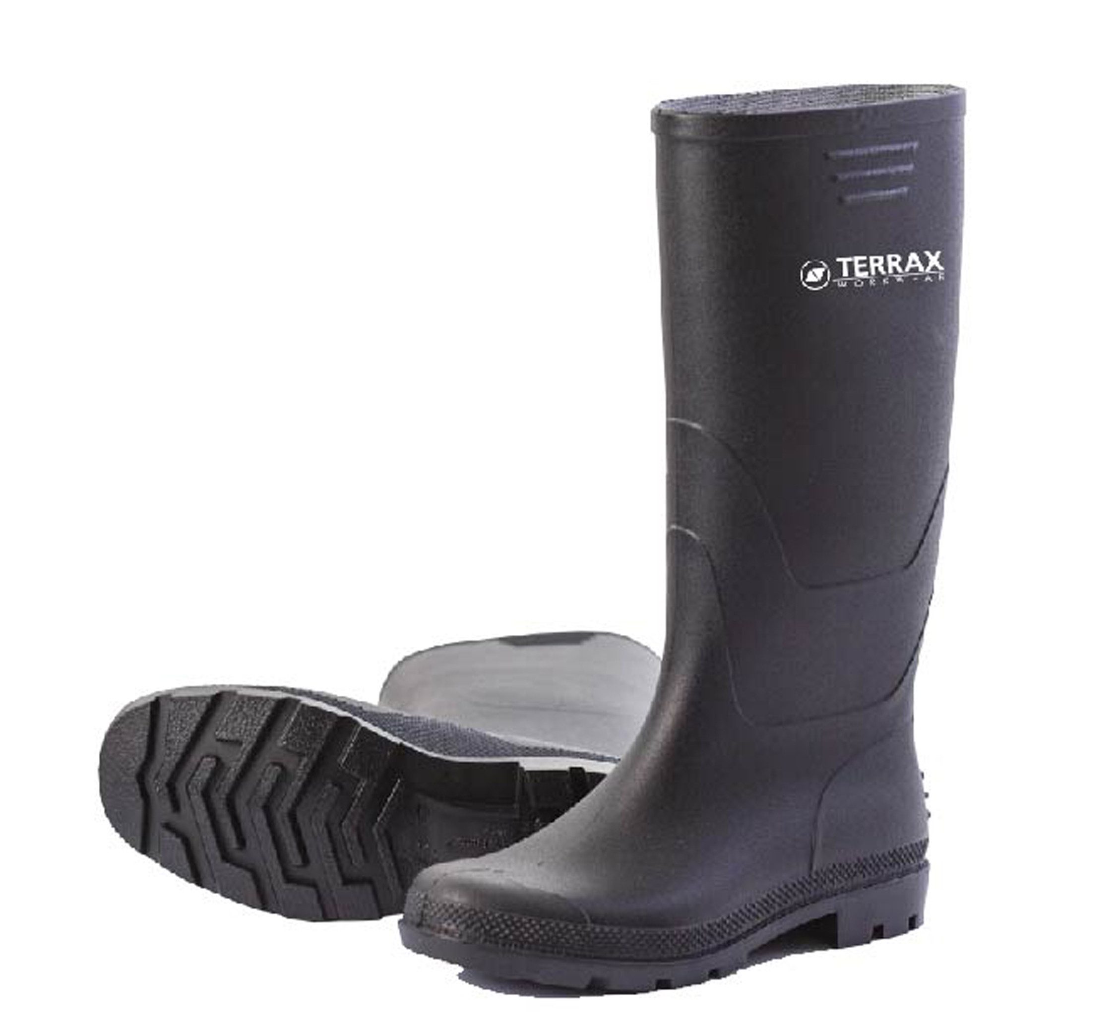 Terrax PVC Regenstiefel Stiefel lang Gummistiefel