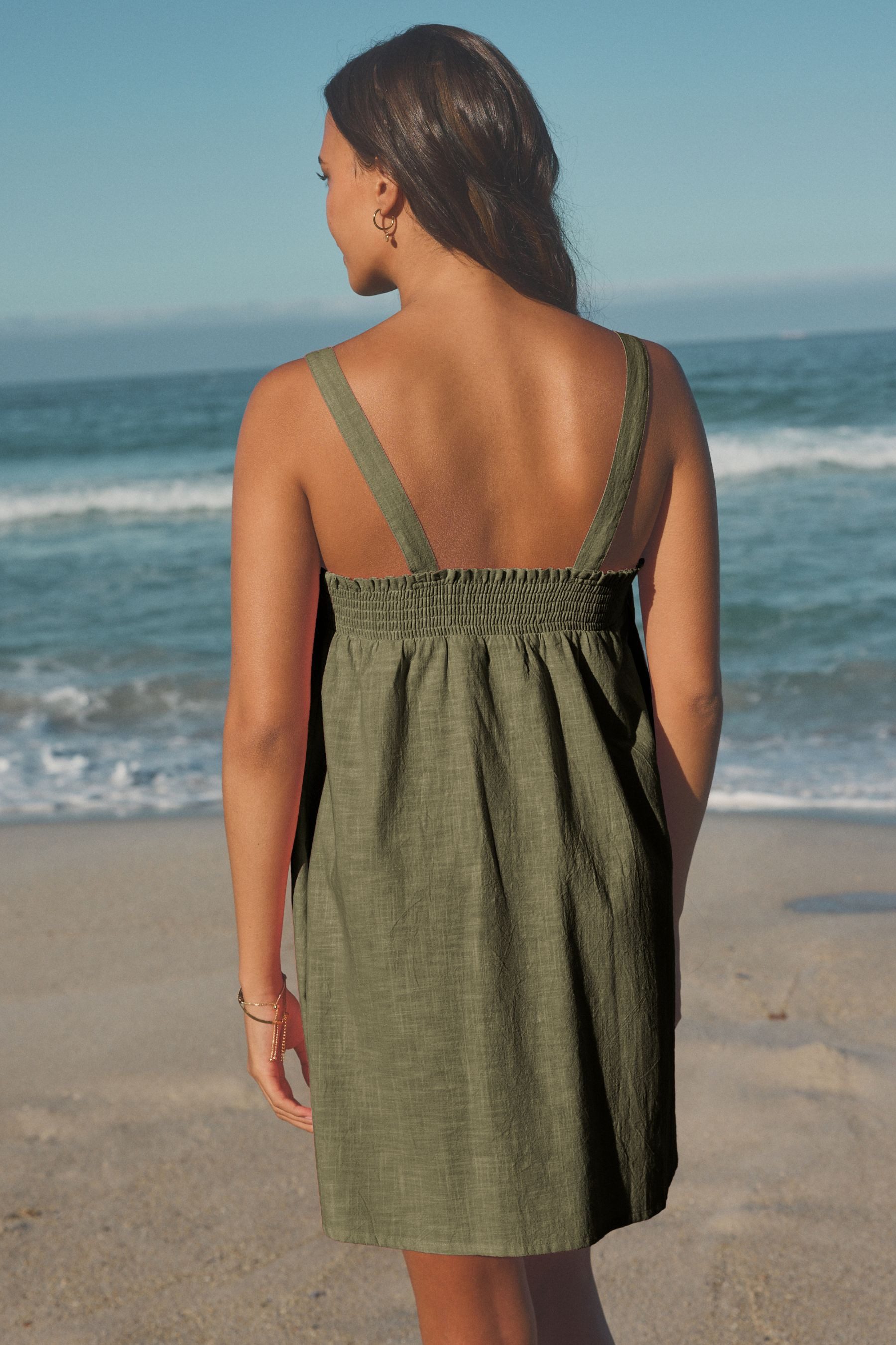 Next Minikleid Sommer-Minikleid aus 100 % Baumwolle günstig online kaufen