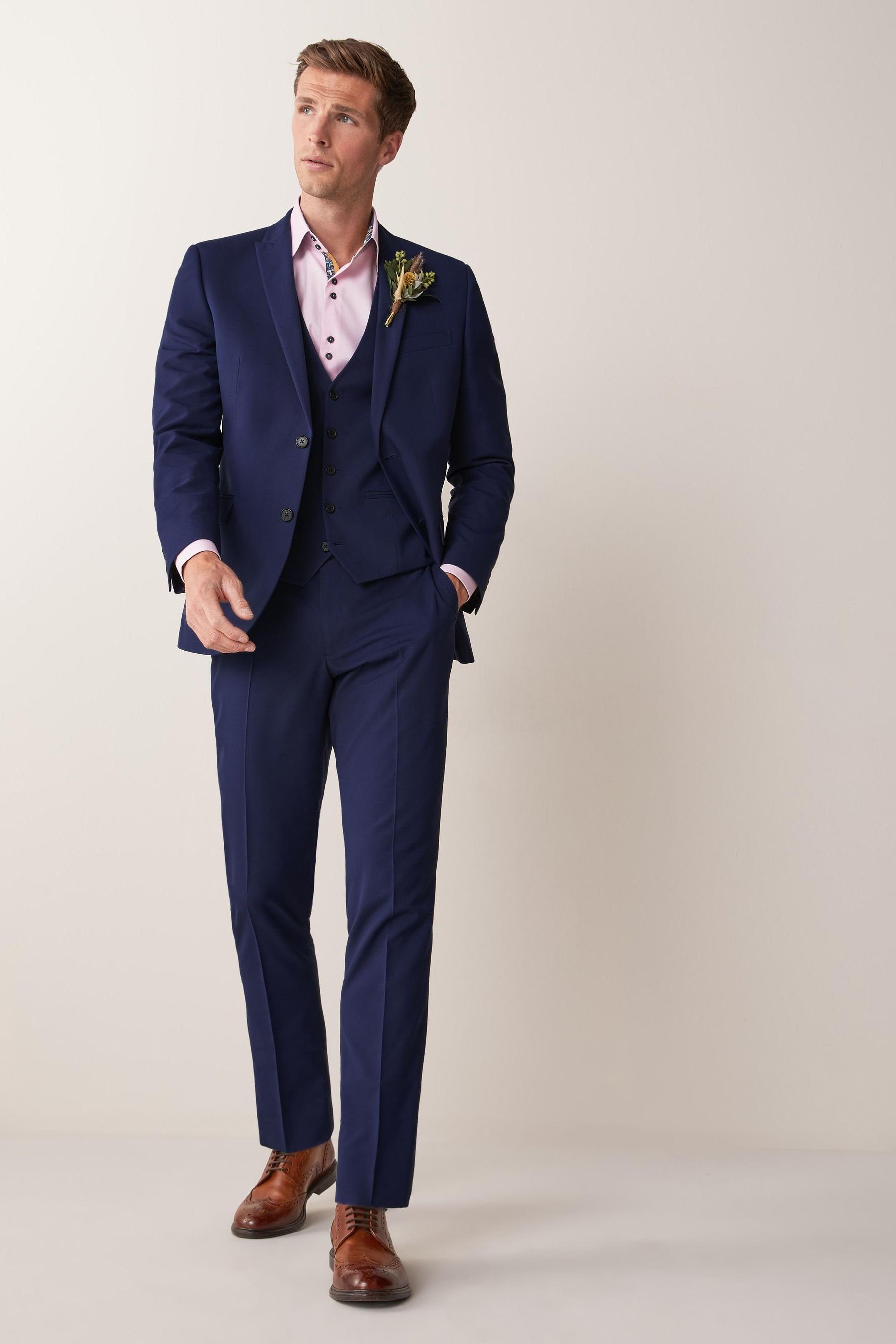 Next Baukastensakko Tailored Fit Anzugjacke mit zwei Knöpfen (1-tlg)