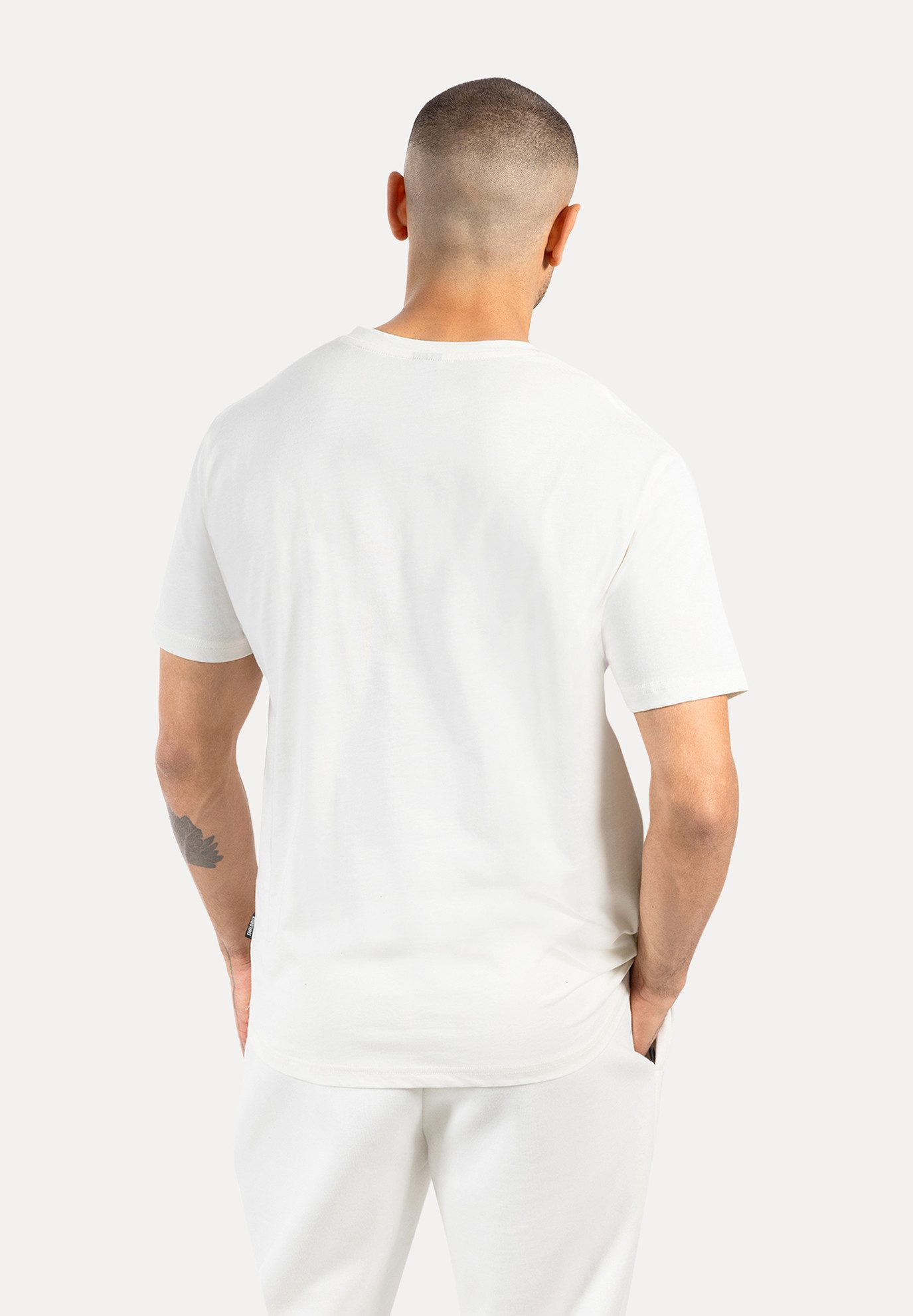 Smilodox T-Shirt Thilo, Schlichtes Shirt, Metallabel, Hochwertigs Kurzarmsh günstig online kaufen