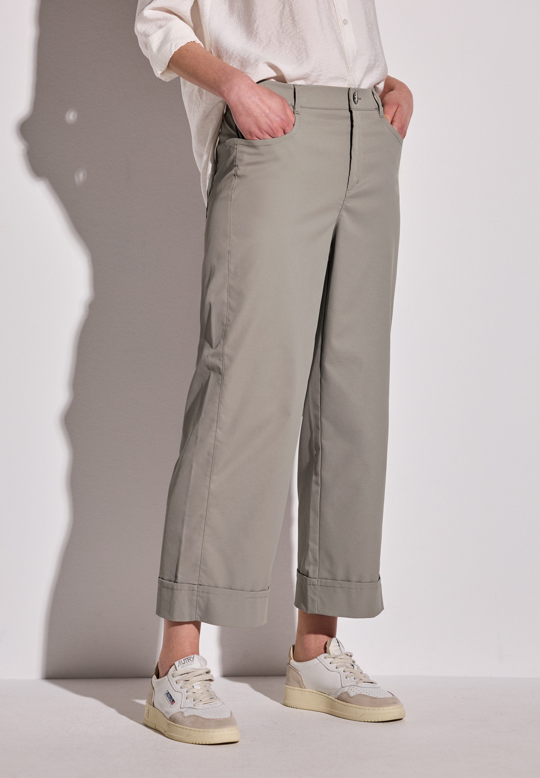 STREET ONE Stoffhose High Waist günstig online kaufen