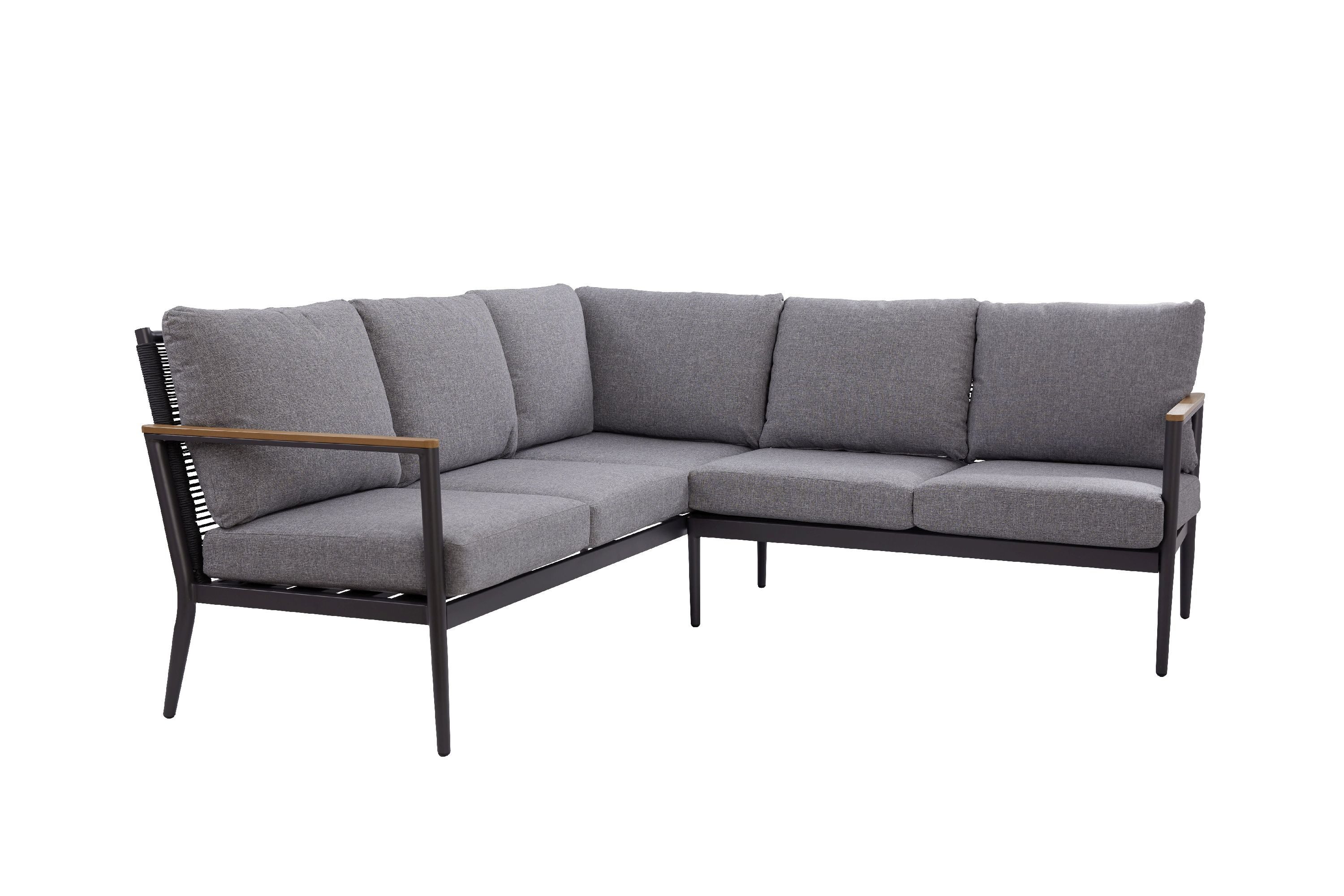 Outdoor Gartenlounge-Set Loungeecke outdoor GENUA BHT 198x60x77 cm grau Garten-Sofa Loungesofa