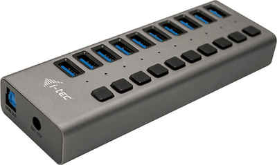I-TEC »USB 3.0 Charging HUB 10 port + Power Adapter 48 W« USB-Ladegerät