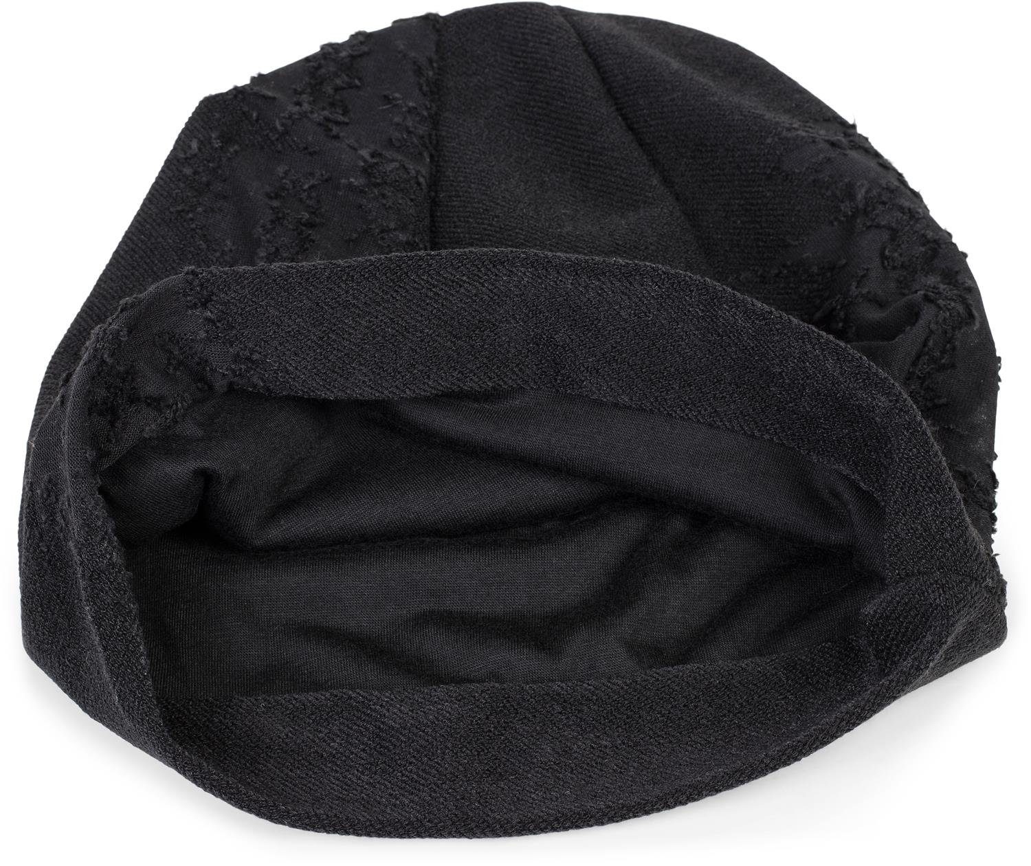 styleBREAKER Beanie Beanie Mütze Destroyed Look (1-St)
