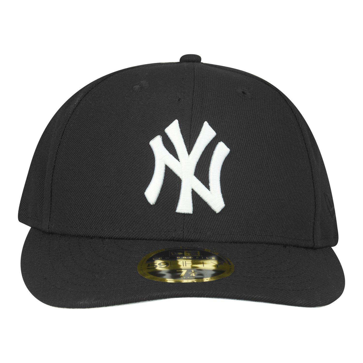 59Fifty York New Profile Low Cap Fitted Yankees Era New Schwarz/Weiß