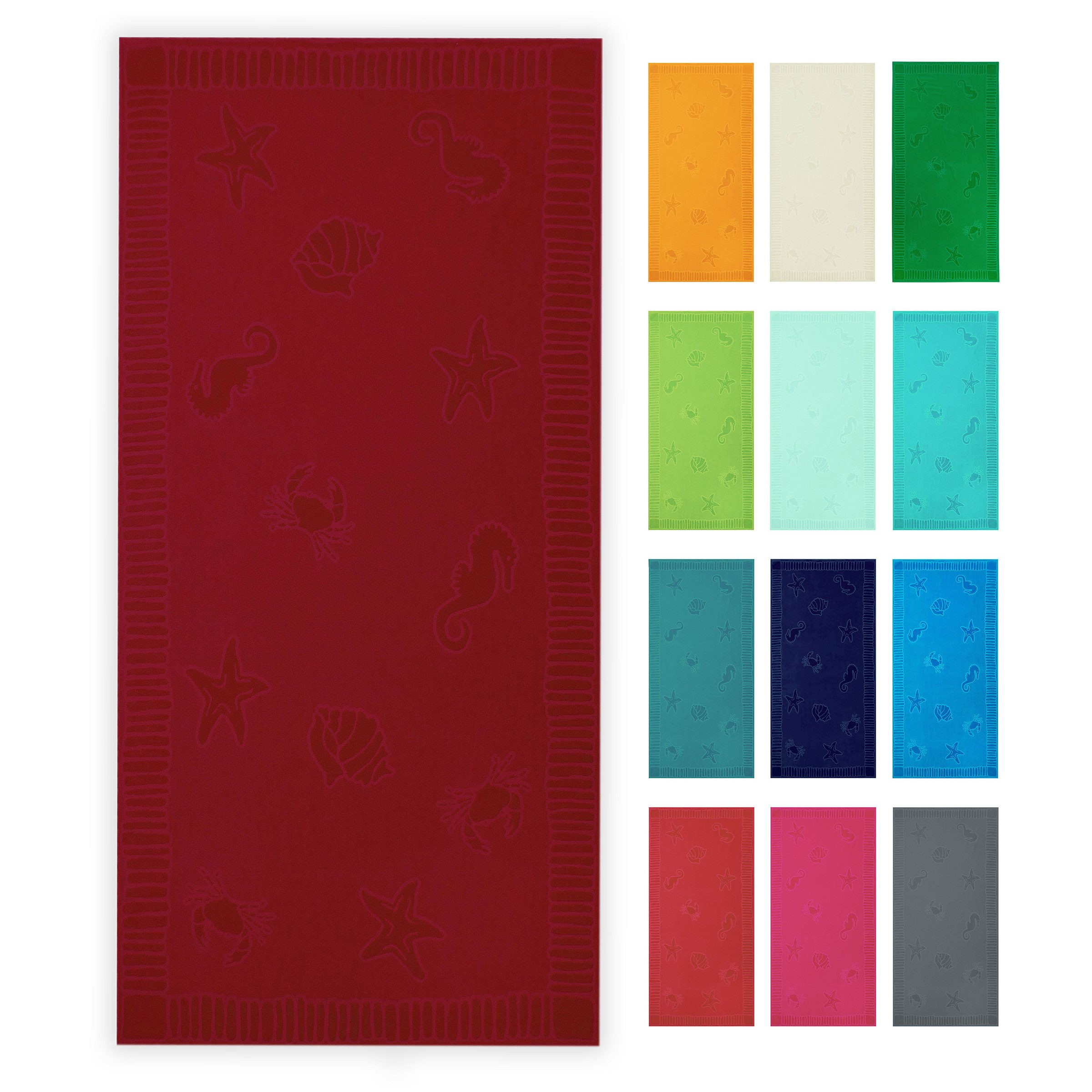 ZOLLNER Strandtuch, Frottier (1-St), 100 x günstig online kaufen