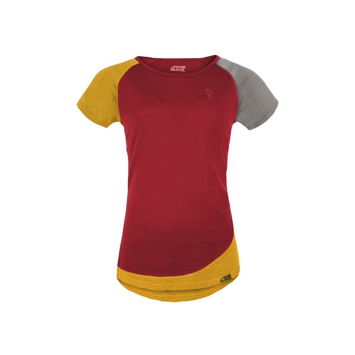 Grüezi bag Kurzarmshirt Woodwool T-shirt Lady Janeway Perfektes Funktionsshirt aus Merinowolle und Holzfasern für