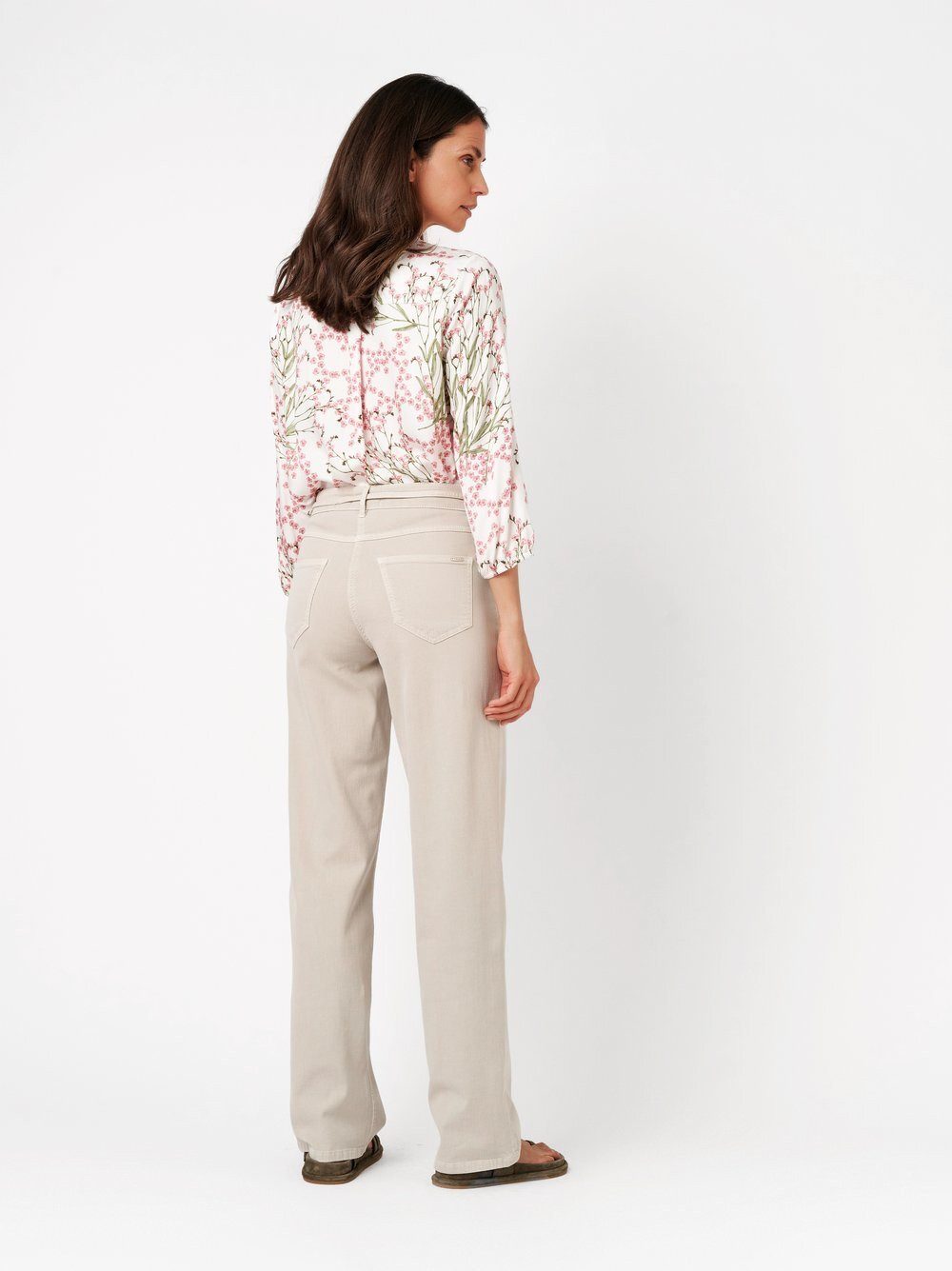 TONI Straight-Jeans Liv Regular mit Bindegürtel