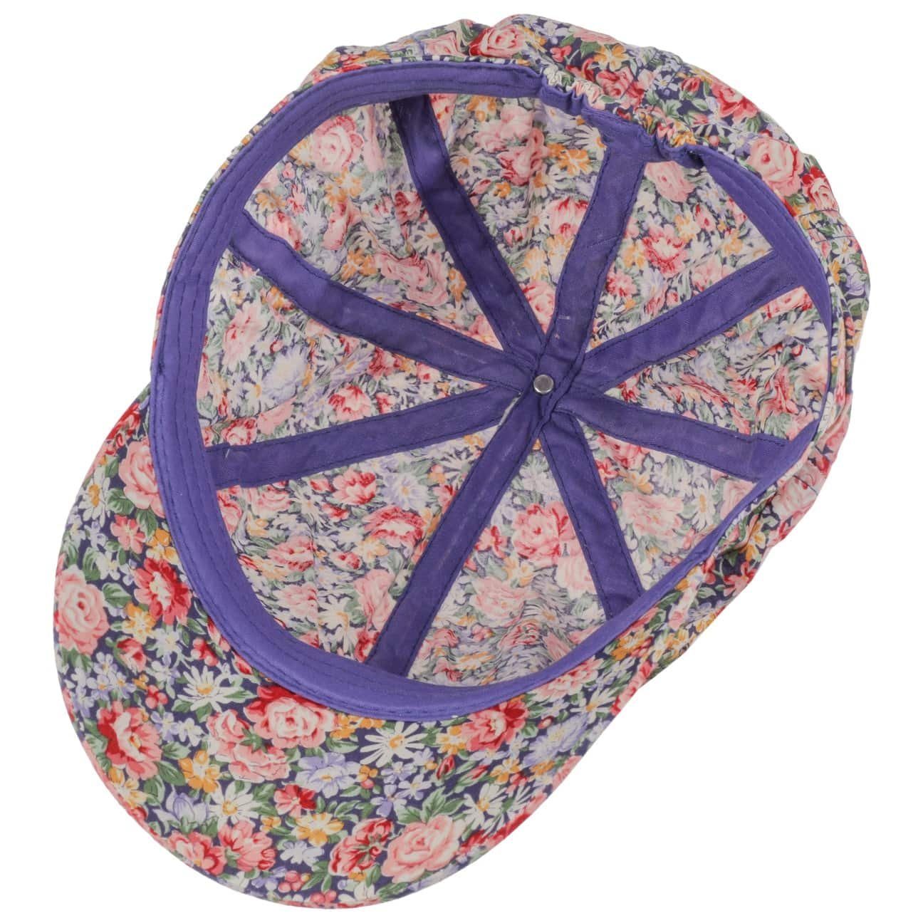 dunkelblau (1-St) mit Schirm Ballonmütze Damencap Lipodo