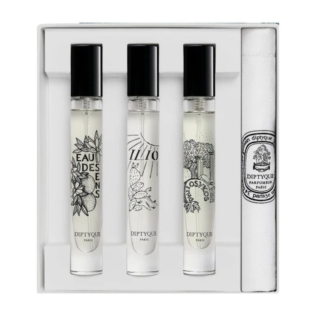 Diptyque Eau de Toilette Discovery Set 3 x 7,5ml Parfum Frauen & Damen, 3-tlg., Parfüm Frau & Mädchen, Damenparfum Mädchenparfum