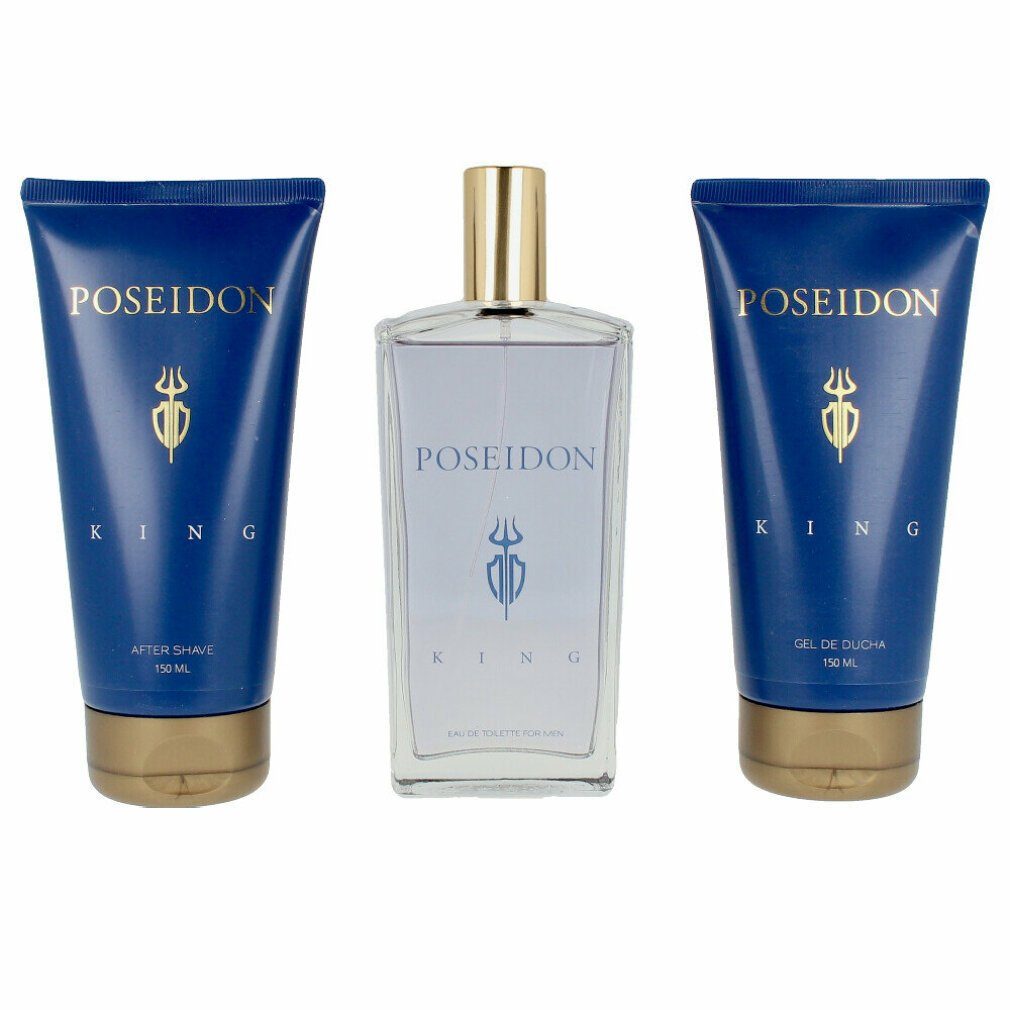 Posseidon Hautreinigungs-Set Aire De Sevilla Poseidon King Men EdT 150ml Set 3 Artikel