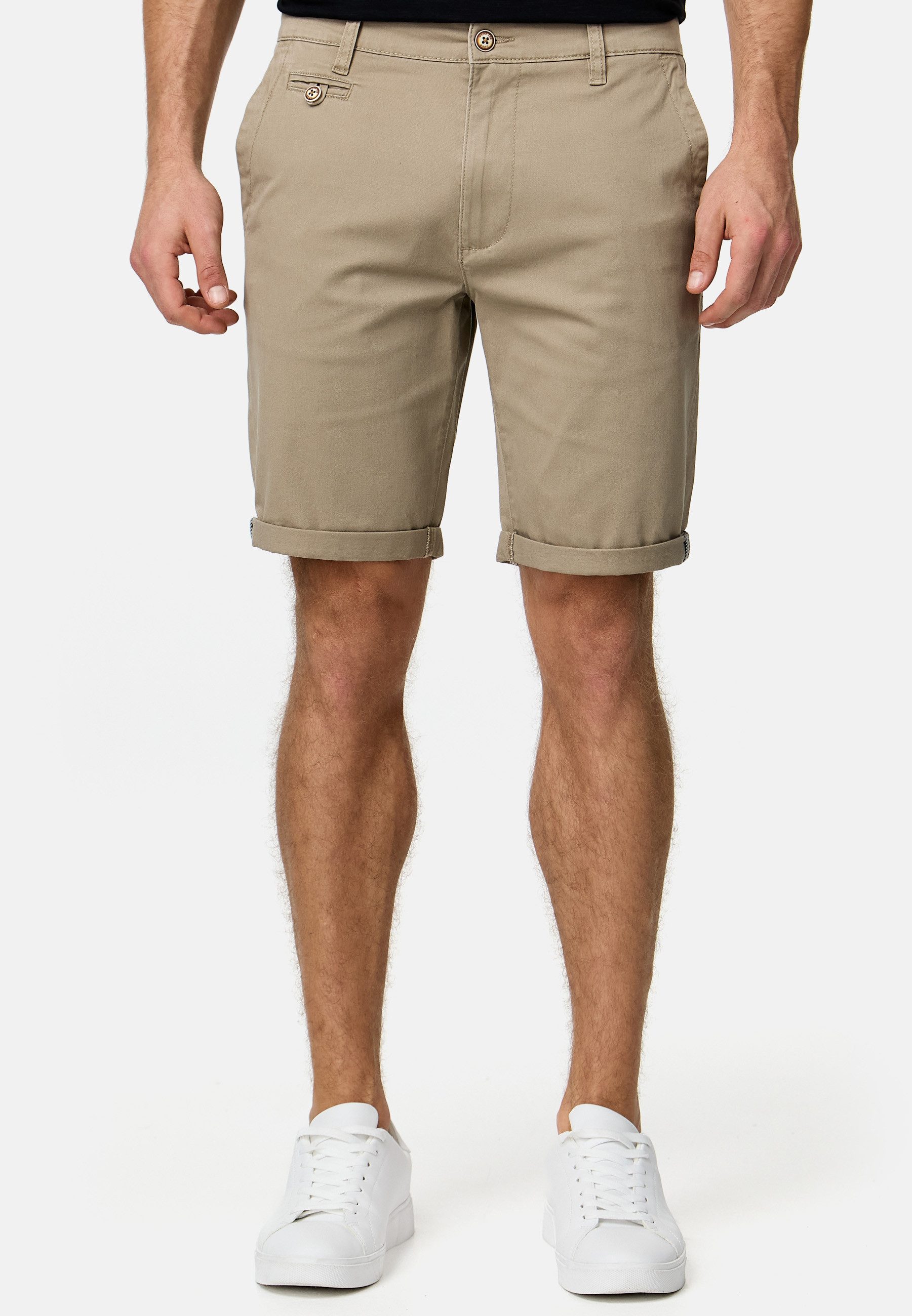 Indicode Chinoshorts Cuba aus Baumwollgemisch günstig online kaufen