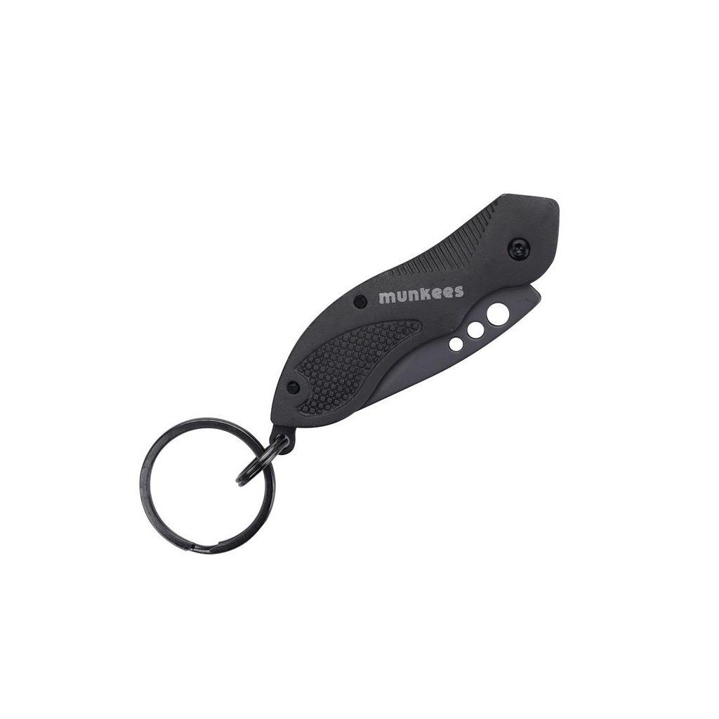 Munkees Universalmesser Klappmesser II in Grau für Alltag, Outdoor und Reise, (Einzelartikel), kompakt, robust, alltagstauglich