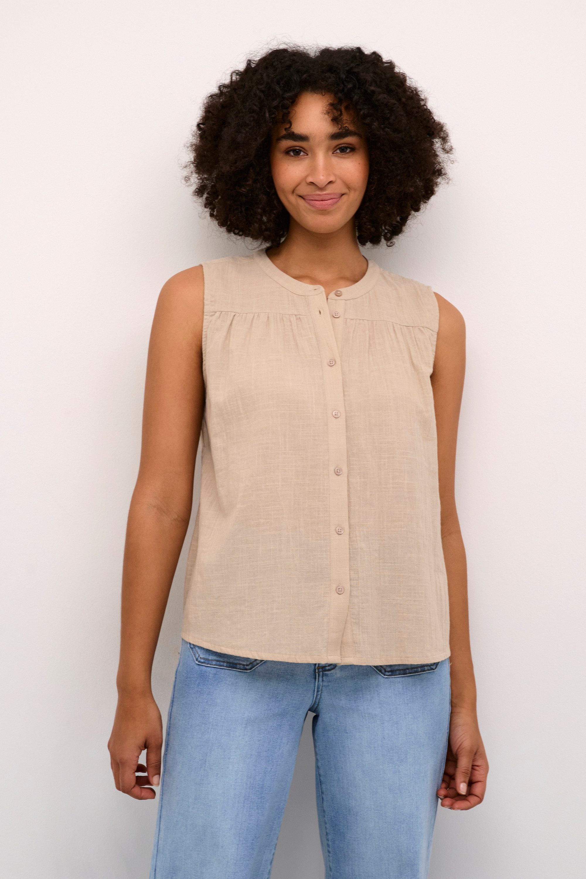 KAFFE Kurzarmbluse Kurzarm-Bluse KApauline günstig online kaufen