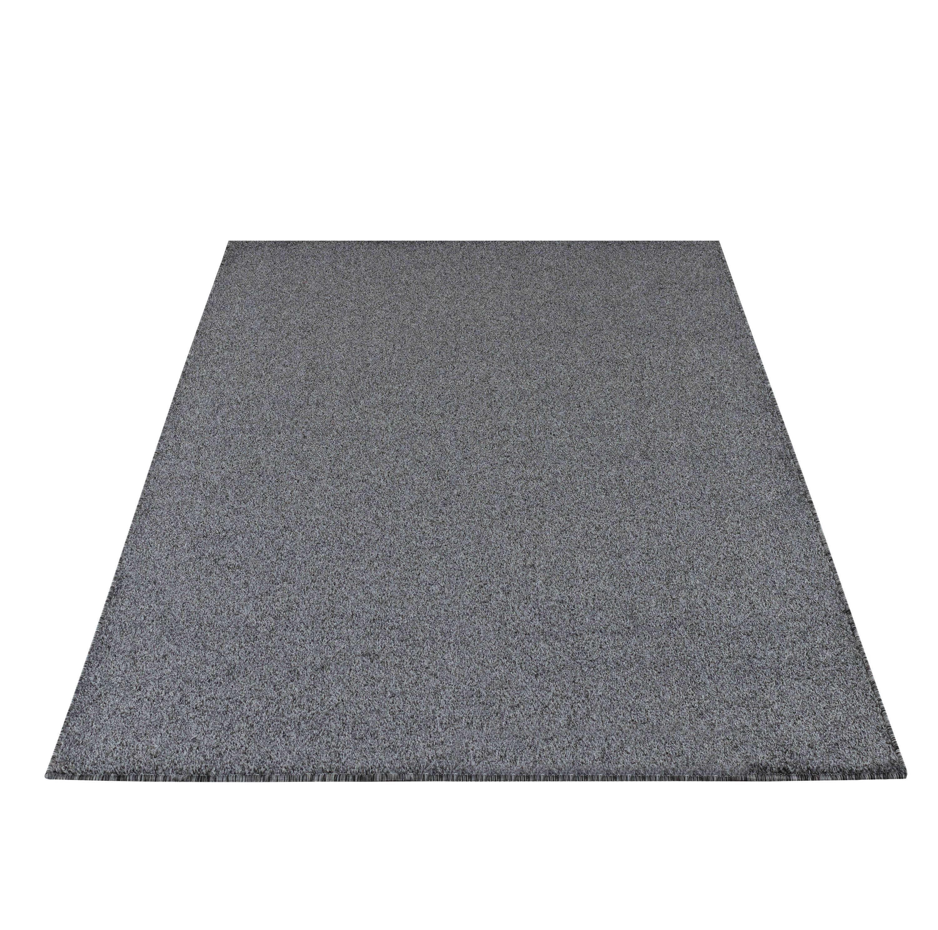 Teppium Teppich Unicolor - Einfarbig, Rechteckig, Höhe: 11 mm, Einfarbig Kurzflor Teppich Wohnzimmer verschiedene farben und größen