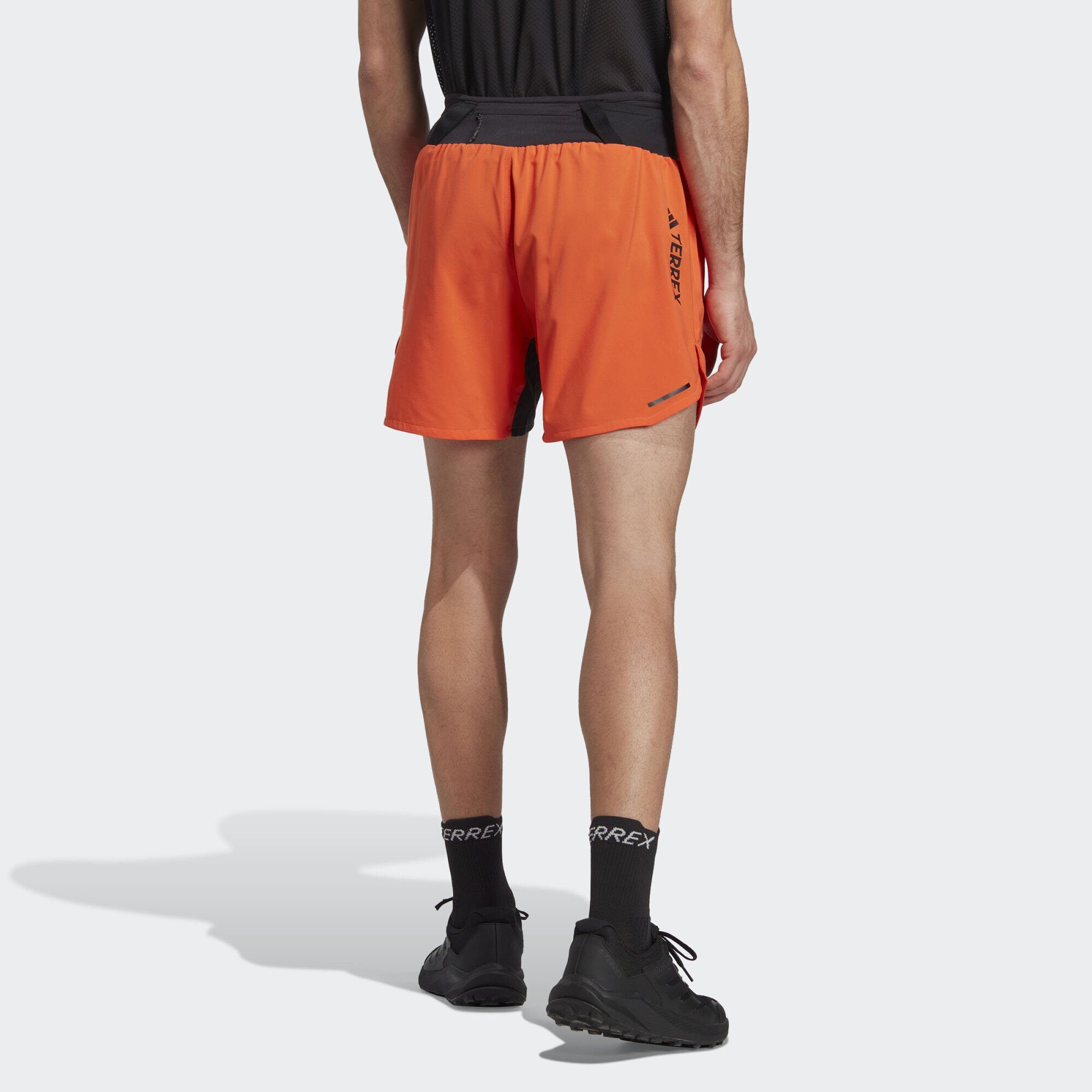 adidas TERREX Laufshorts TERREX AGRAVIC Impact SHORTS Semi RUNNING TRAIL Orange