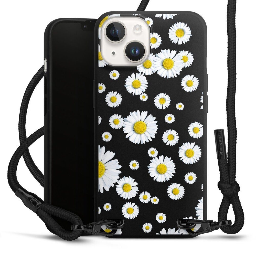 DeinDesign Handyhülle Gänseblume Blumen Motiv ohne Hintergrund, Apple  iPhone 15 Premium Handykette Hülle mit Band Case zum Umhängen