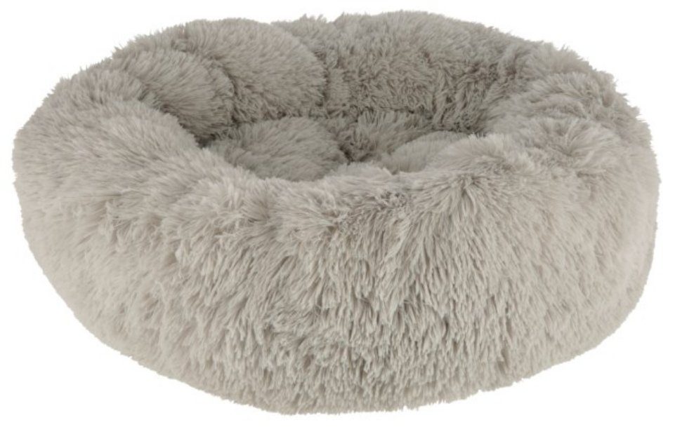 Kerbl Tierbett Kuschelbett Fluffy Ø 60 cm hellgrau 80423