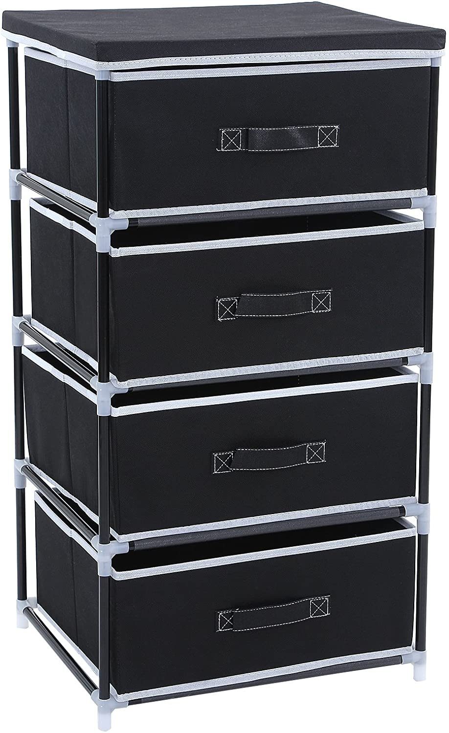 SONGMICS Aufbewahrungsbox »RLG14H«, Aufbewahrung Kommode Garderoben mit