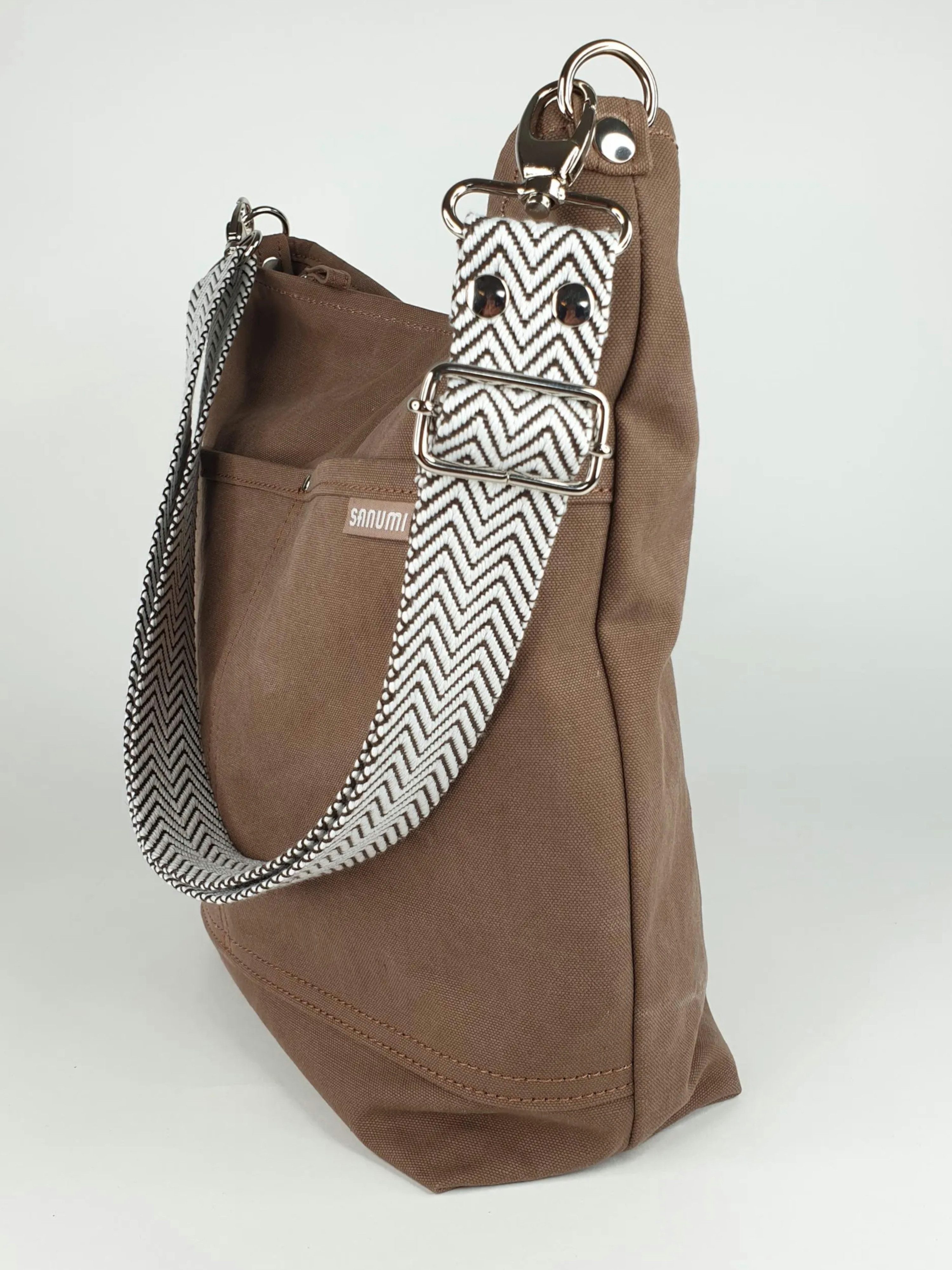 sanumi Umhängetasche Canvas Hobobag