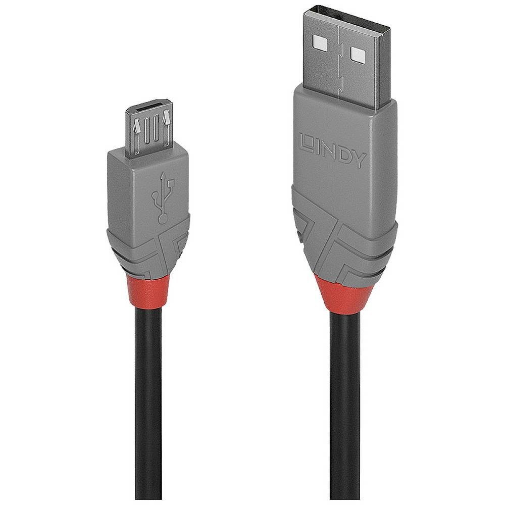 Lindy USB Kabel 5 m USB 2 USB A Micro-USB B 36735 USB-Kabel