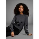 KangaROOS Rundhalspullover mit Sternen