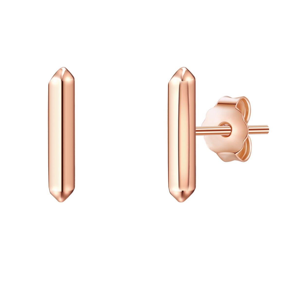 Paar Ohrstecker roségold