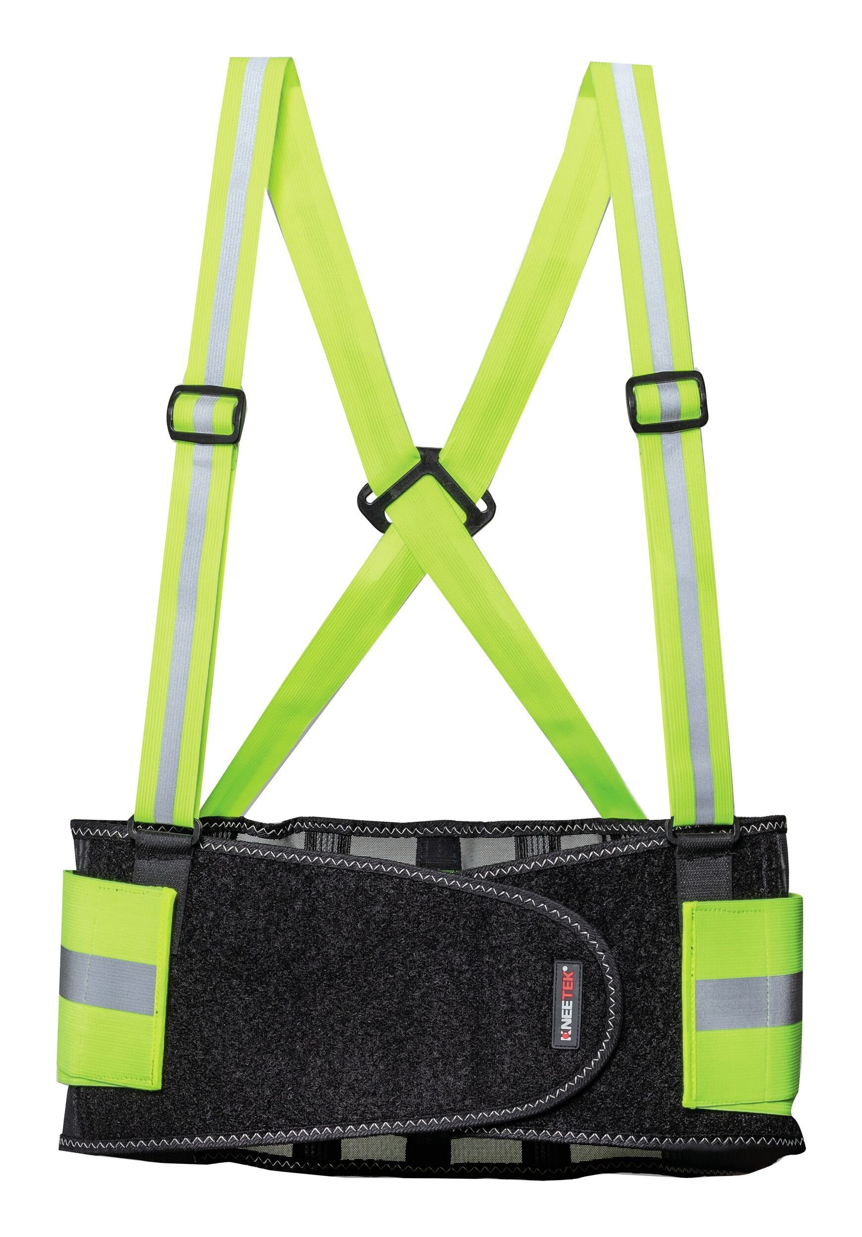 Kneetek Arbeitsstützgürtel, Rückenstützgurt BR 110 HiVis