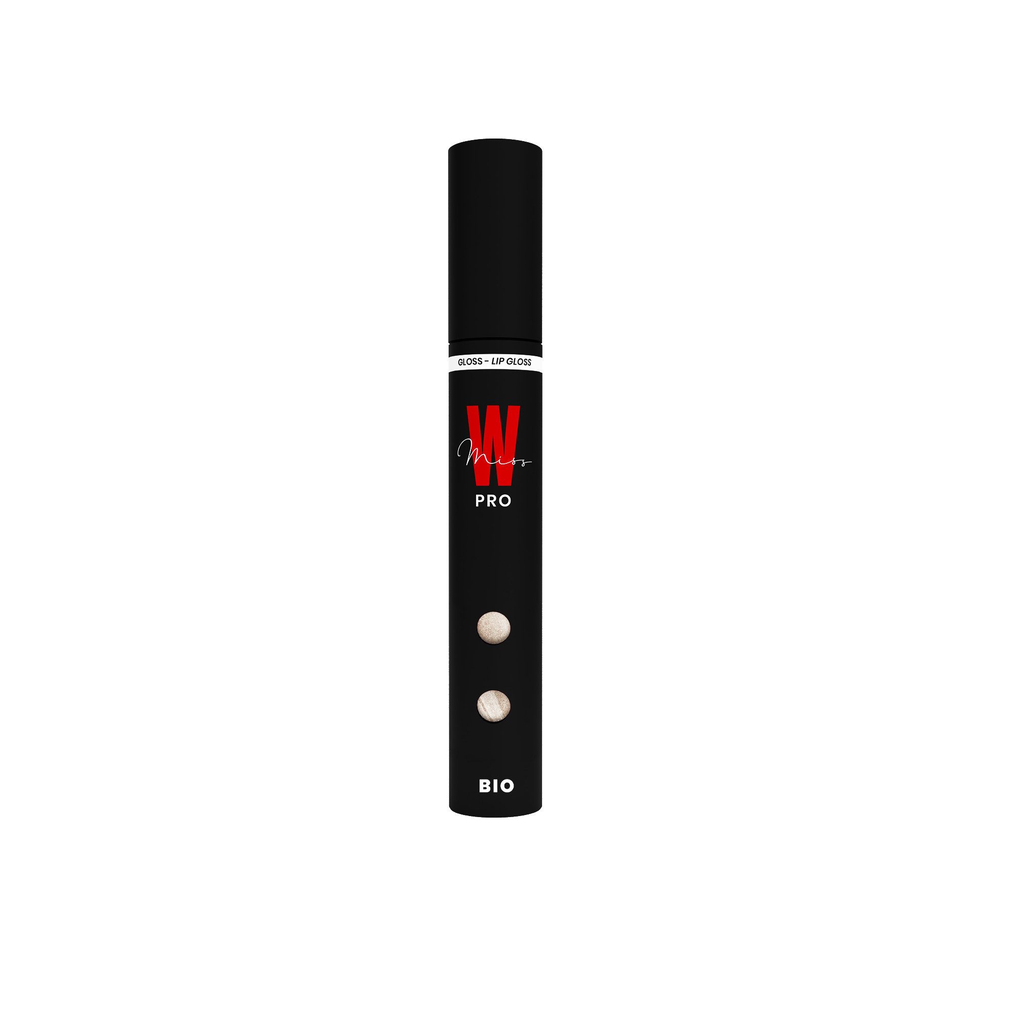 Miss W Pro Lipgloss Natürlicher Lippenbalsam mit Bio-Inhaltsstoffen und Bienenwachs, Feuchtigkeitsspendender Lippenbalsam mit Bio-Ölen und Bienenwachs