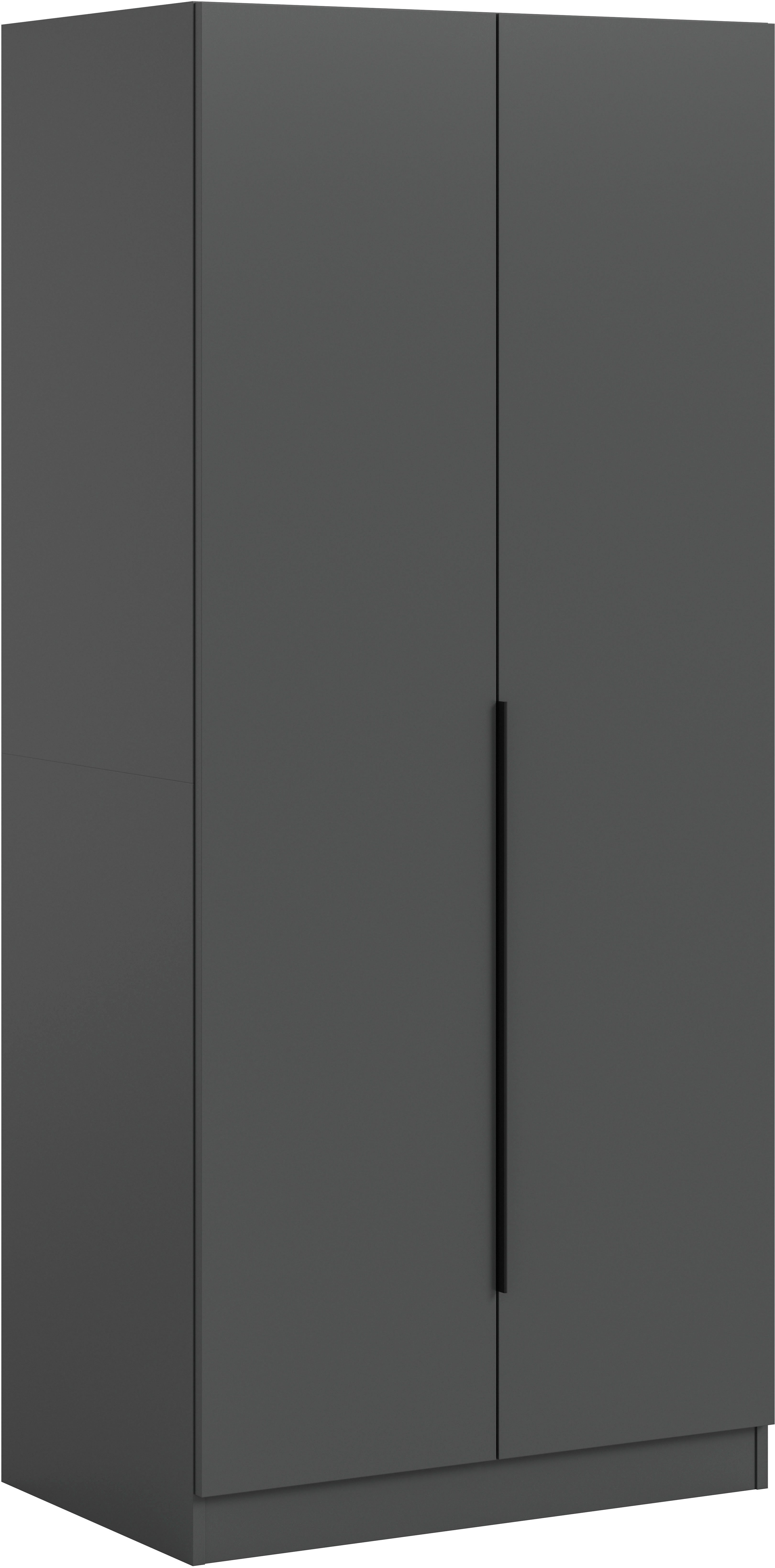 Home affaire Kleiderschrank Skarde Schlafzimmerschrank, Garderobe, Schrank, Bestseller (Otto Bestseller Garderobe Schlafzimmerschrank) Breite: 80 cm, anthrazit, Kleiderstange