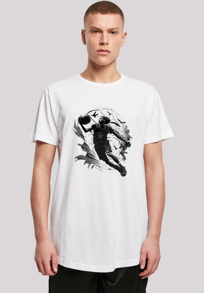 F4NT4STIC T-Shirt Basketball Spieler Print, Sehr weicher Baumwollstoff mit  hohem Tragekomfort