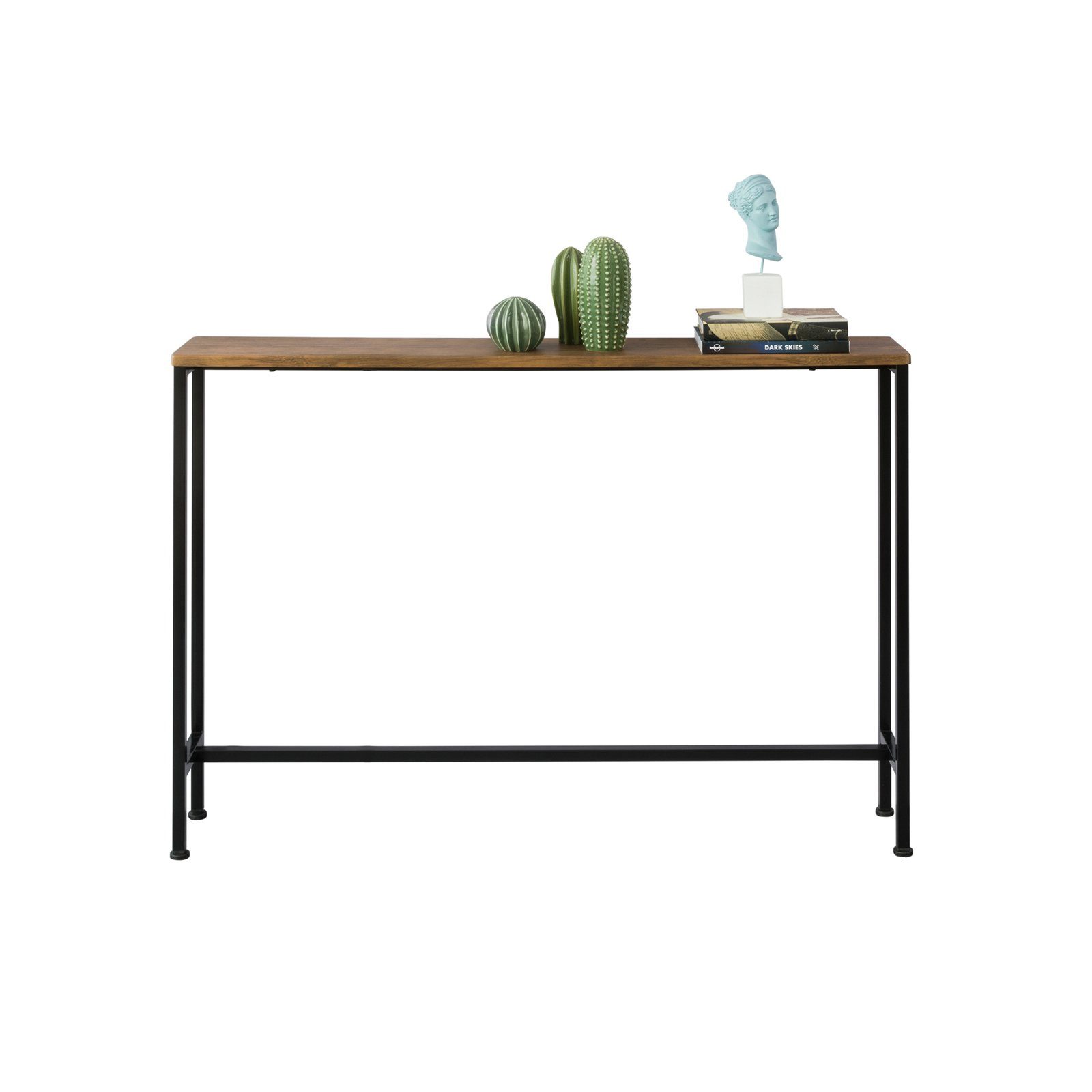 SoBuy Beistelltisch Vintage Natur Flurtisch FSB19-XL, Konsolentisch Konsolentisch Sideboard