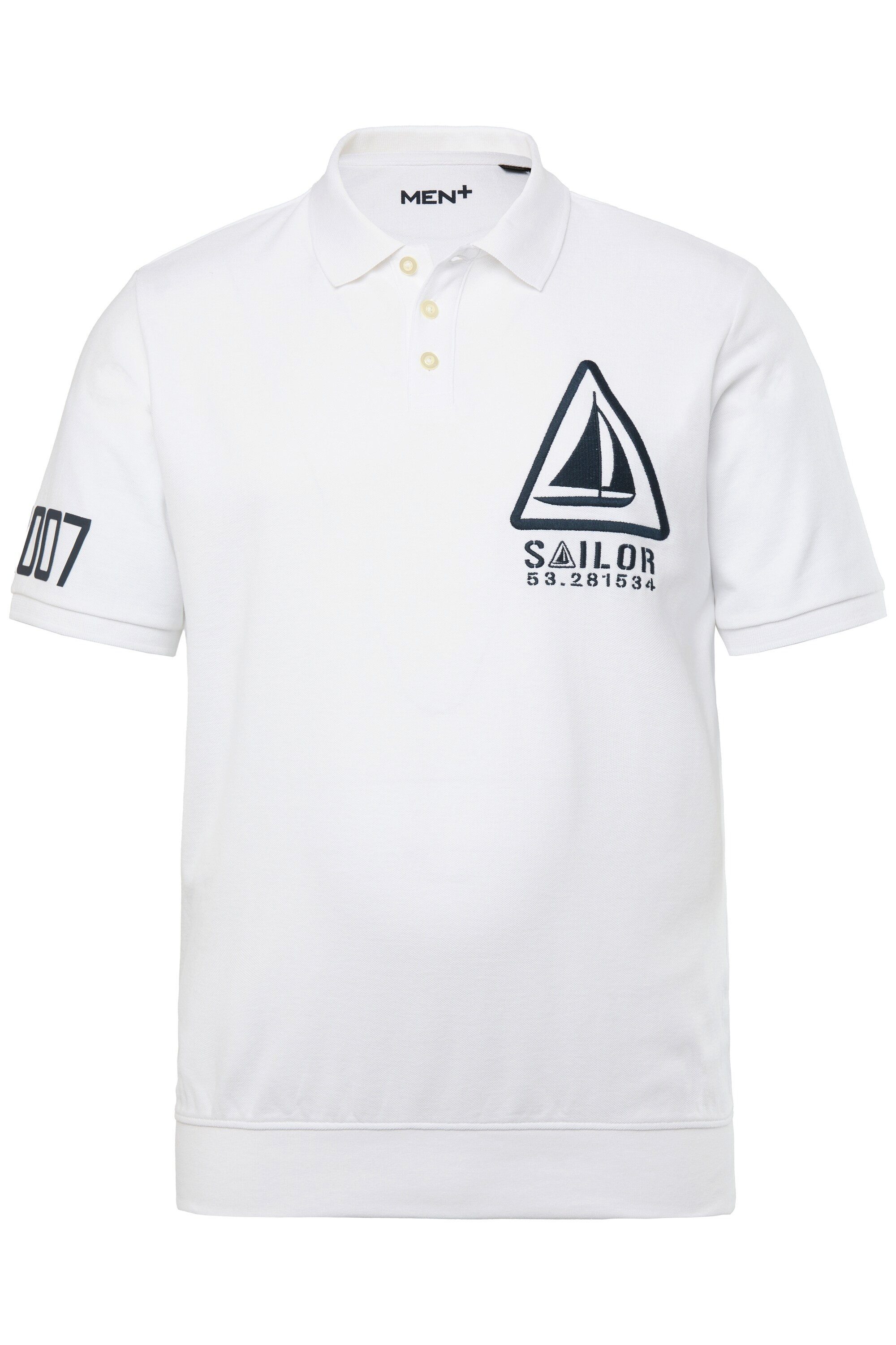 Men Plus Poloshirt Men+ Poloshirt Bauchfit günstig online kaufen