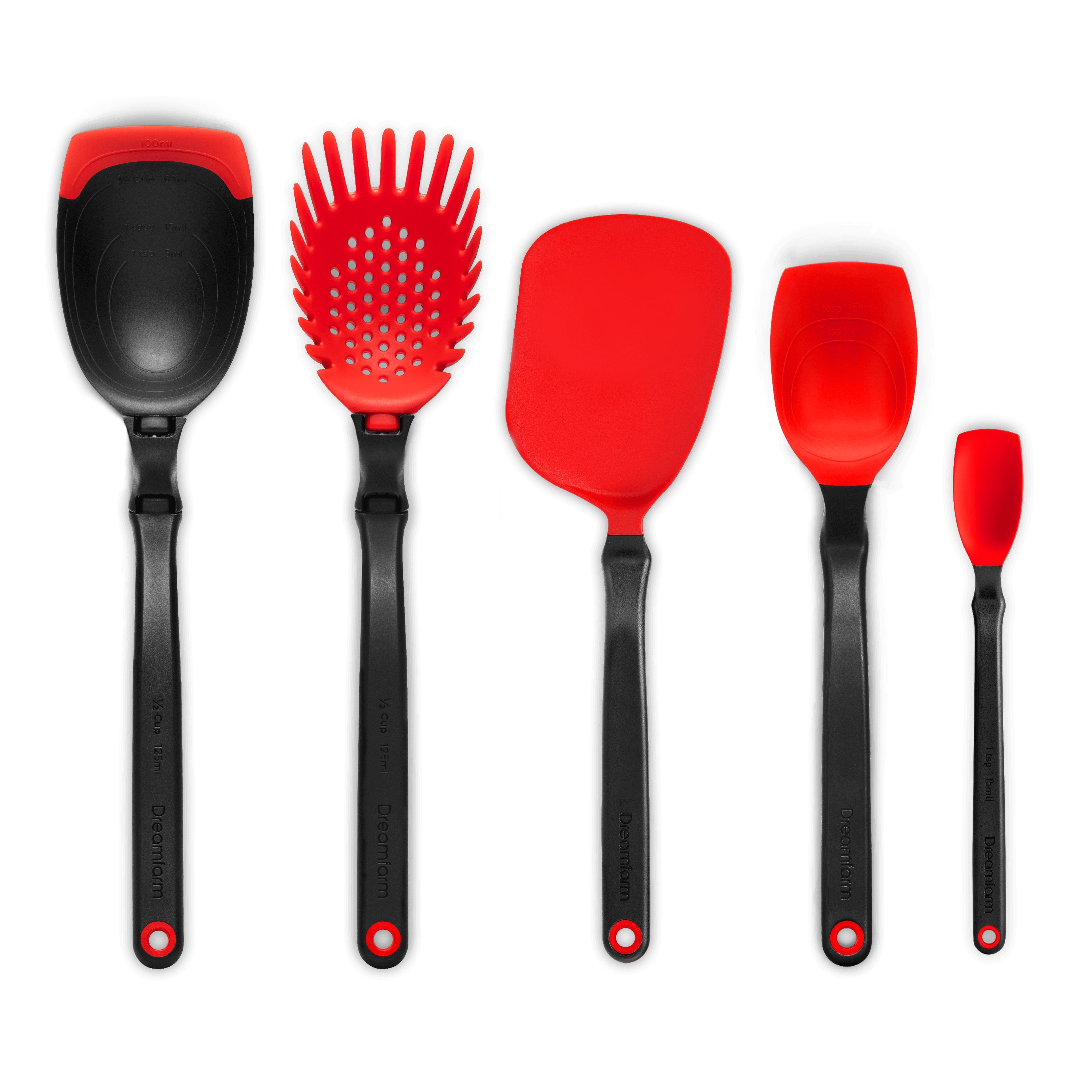 Dreamfarm Soßenlöffel Set of the Best, Bestehend aus allen unverzichtbaren Küchenhelfern