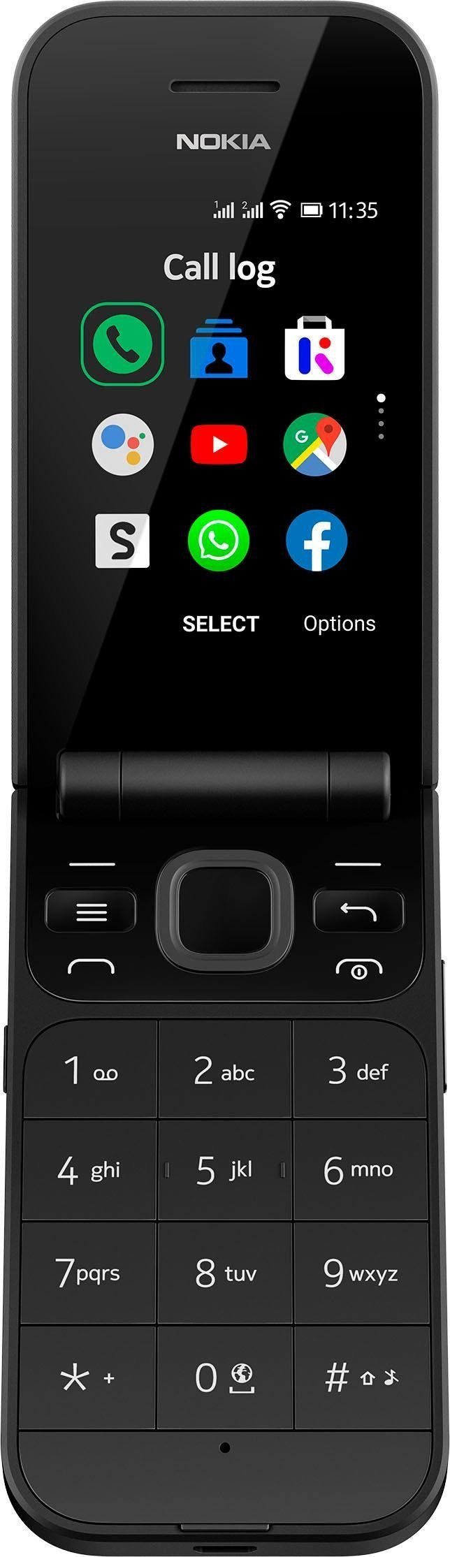 Nokia 2720 Kamera) MP (7,1 Meerschwarz 4 cm/2,8 2 GB Speicherplatz, Zoll, Klapphandy