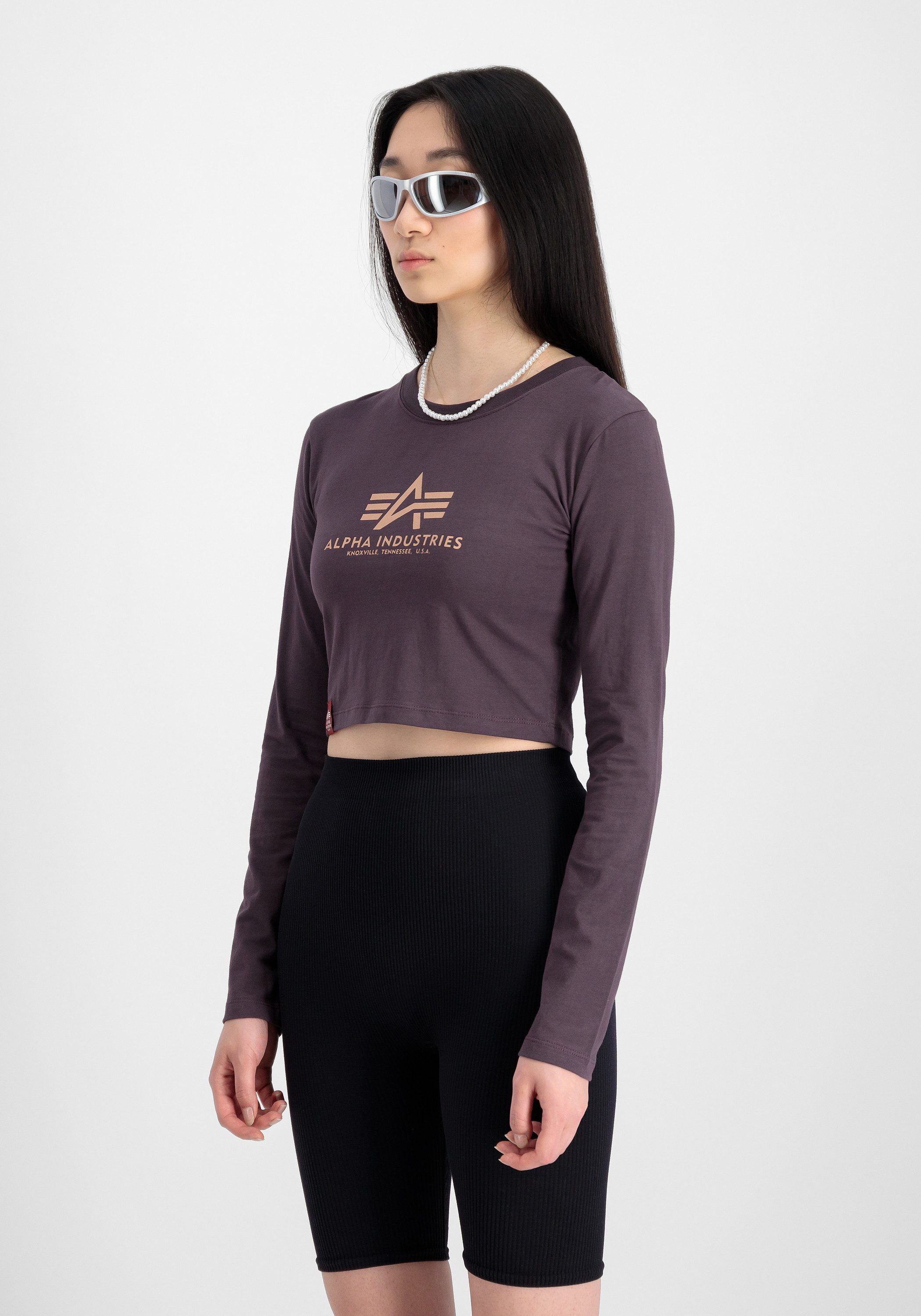Alpha Industries Sweater Basic Cropped Longsleeve W