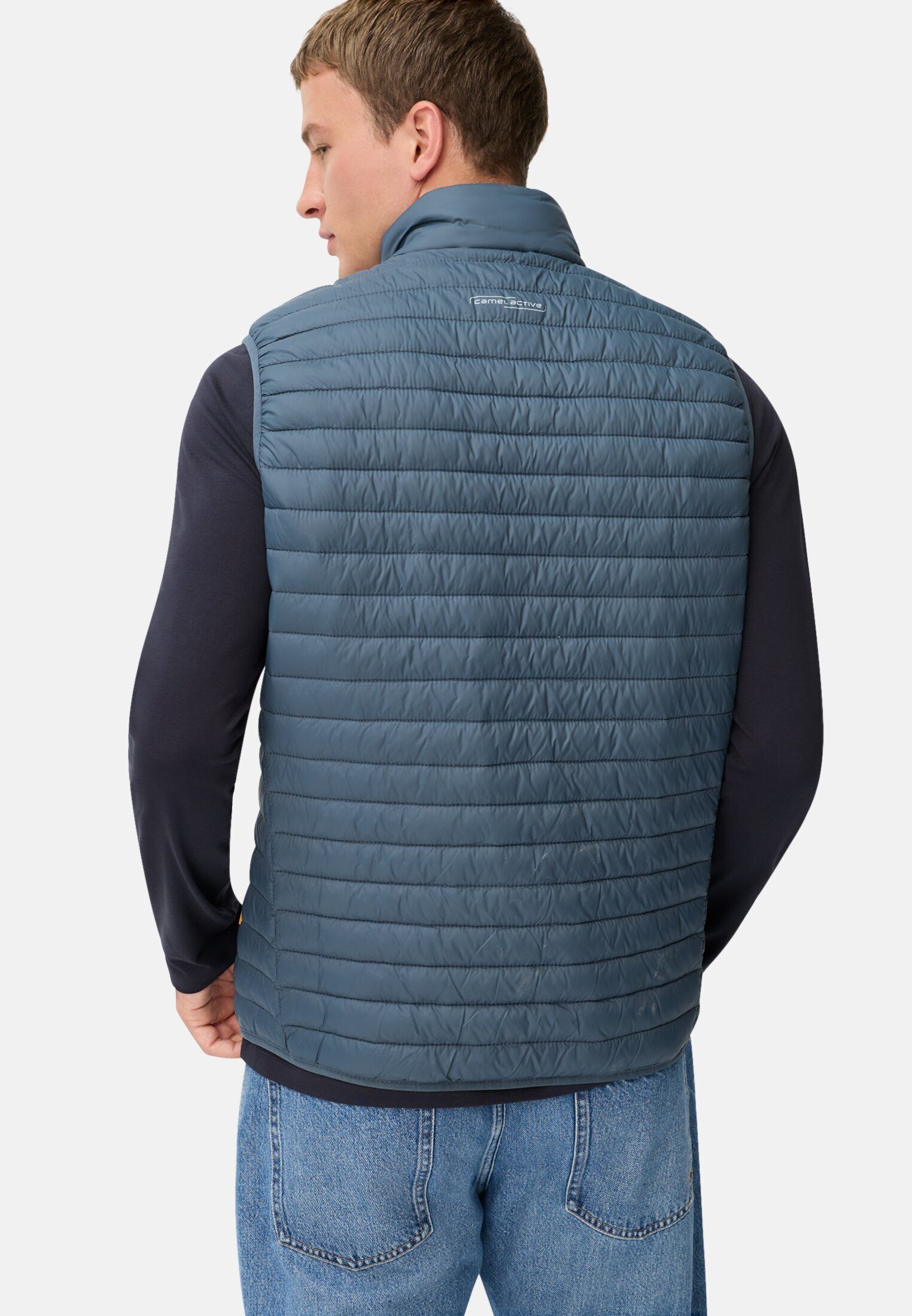 camel active Funktionsweste aus recyceltem Polyamid ärmellos Stehkragen Wes günstig online kaufen