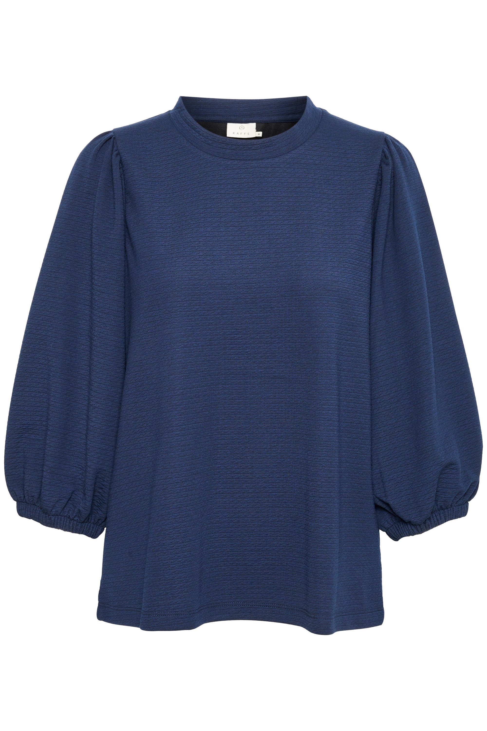 Langarmbluse KAFFE Blouse Jersey KAjanna Midnight Marine