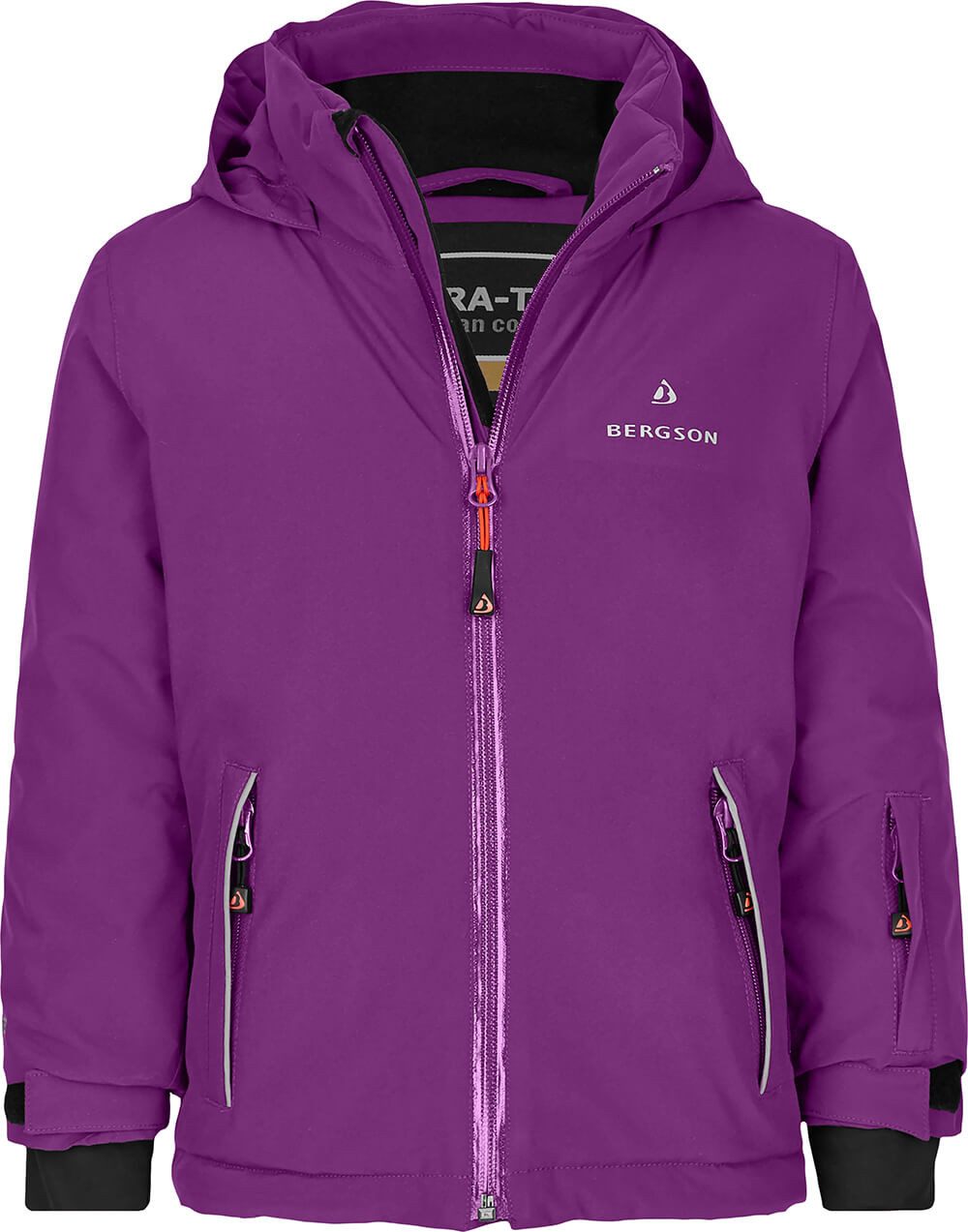 Bergson Winterjacke FRODO Kinder Skijacke, perfekt für kleine Wintersportler!, Normalgrößen, vi